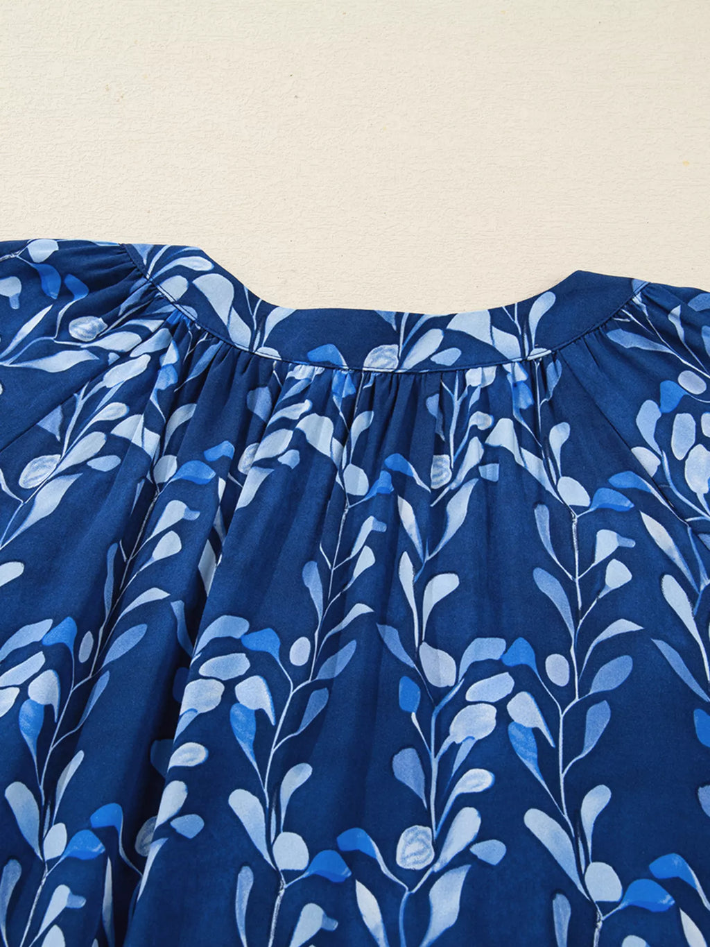 Botanical Print Button Up Shirt