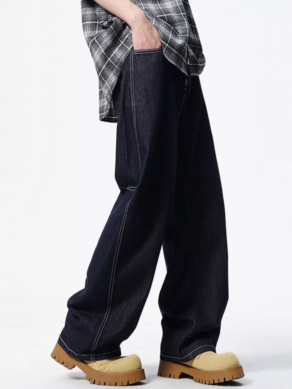 Men's Wide Leg Jeans