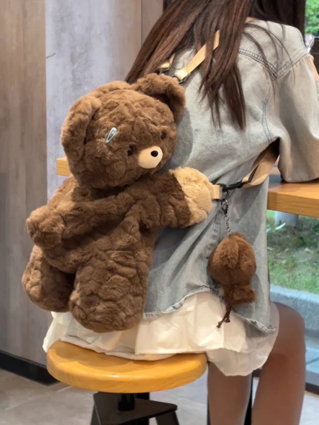 Plush Teddy Bear Backpack Bag