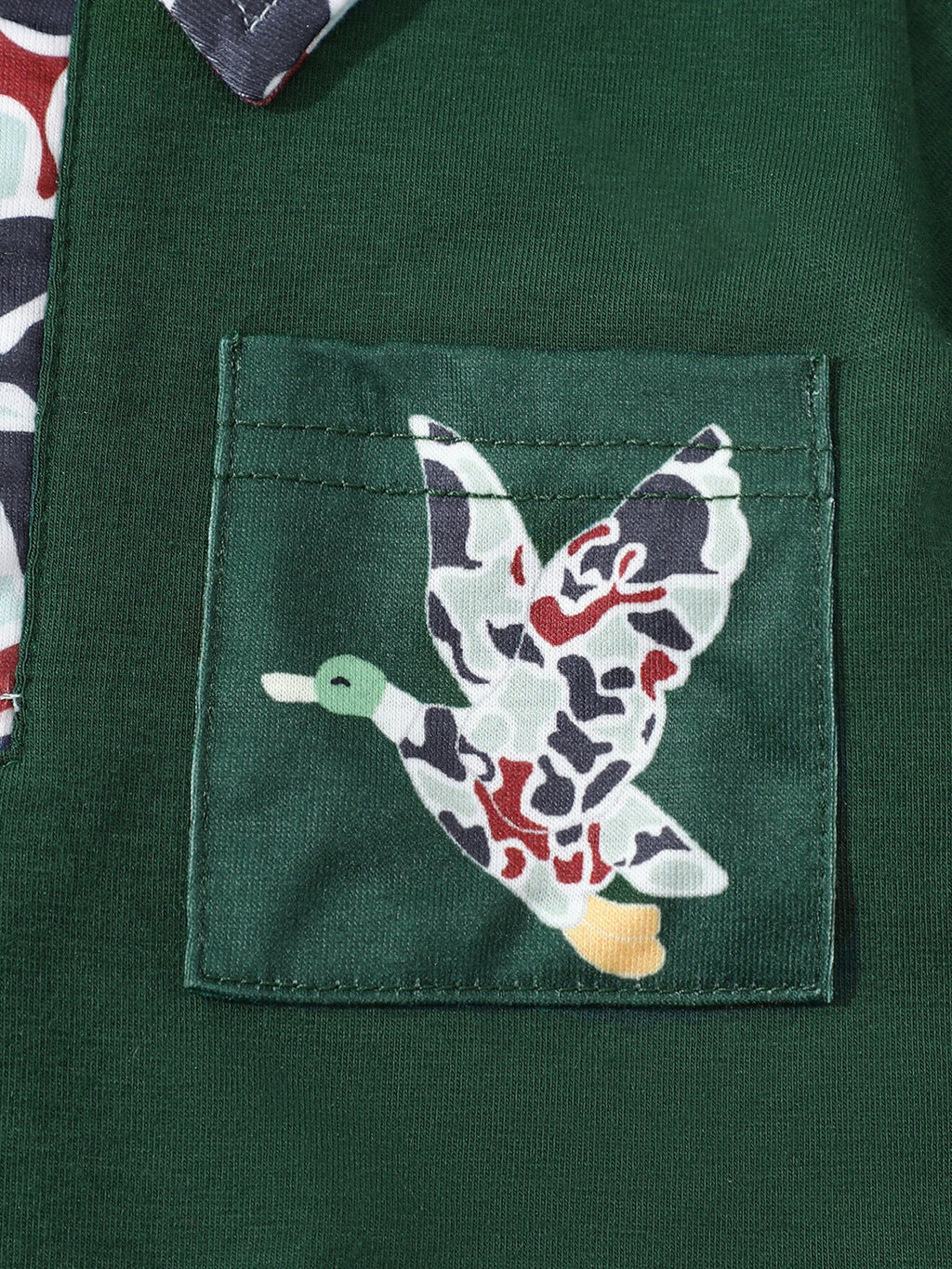 Children's Button Detail Polo Shirt & Shorts Set
