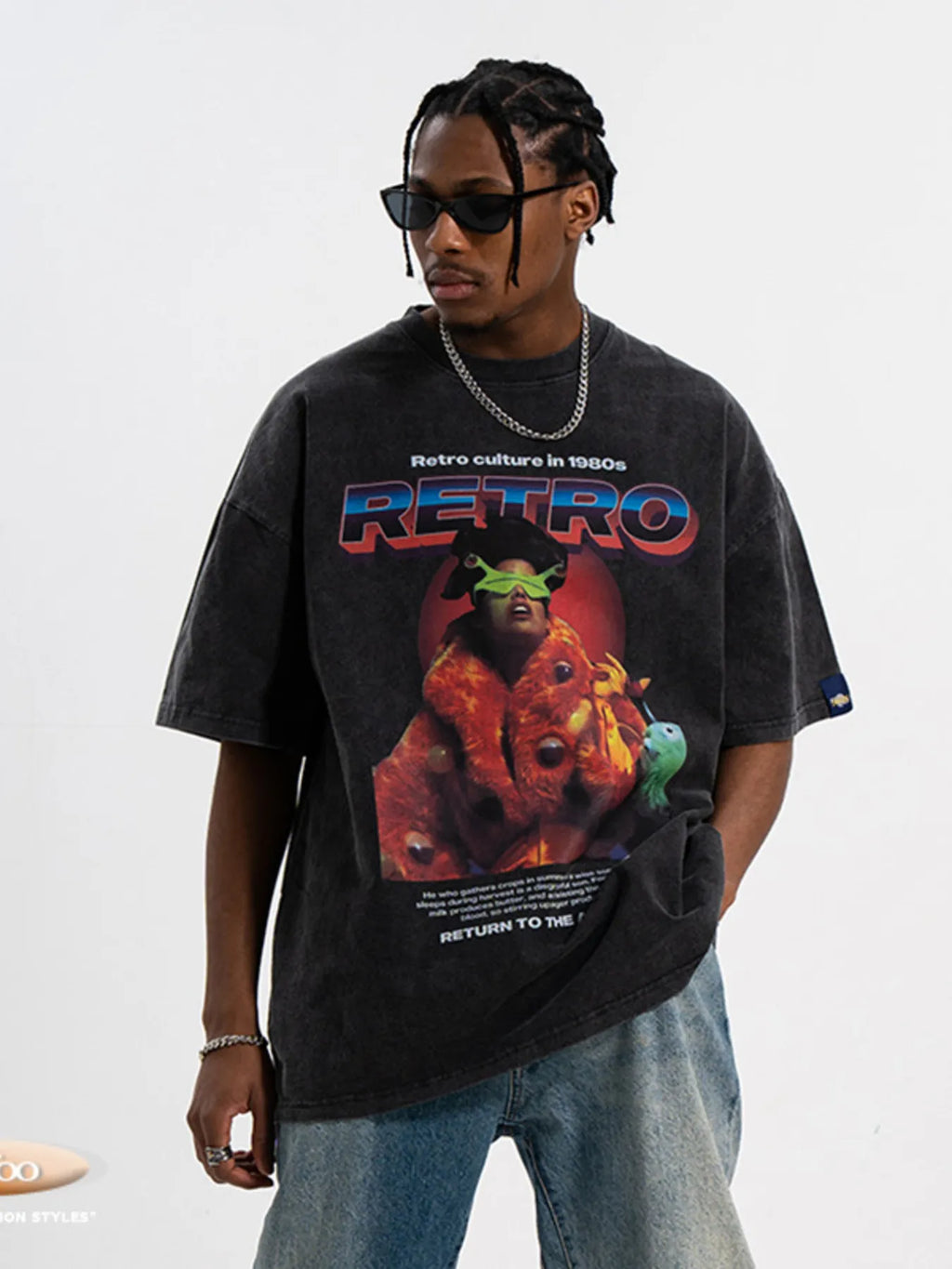 Men's Graphic Round Neck Half Sleeve T-Shirt