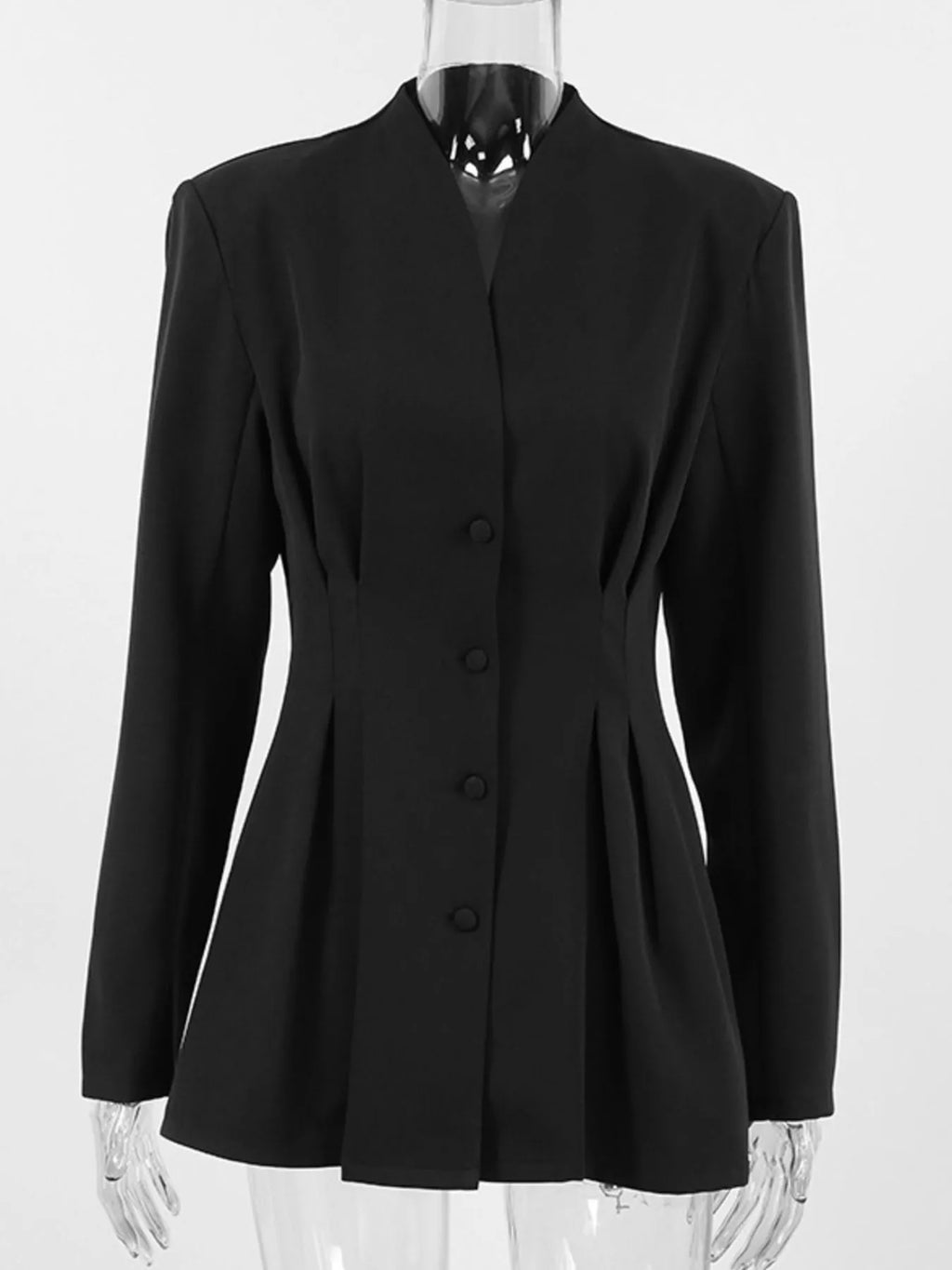Fitted Button-Down Jacket