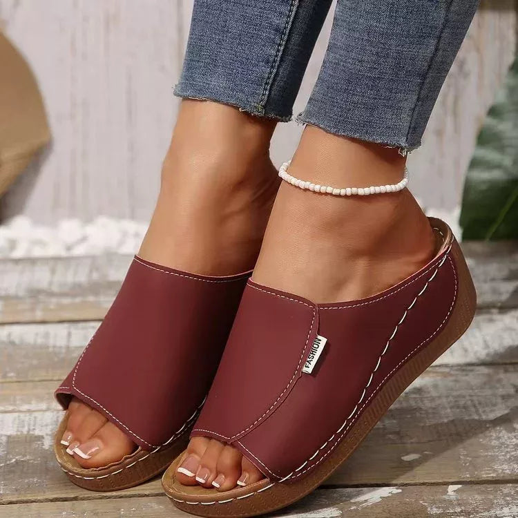 Open Toe Wedge Sandals