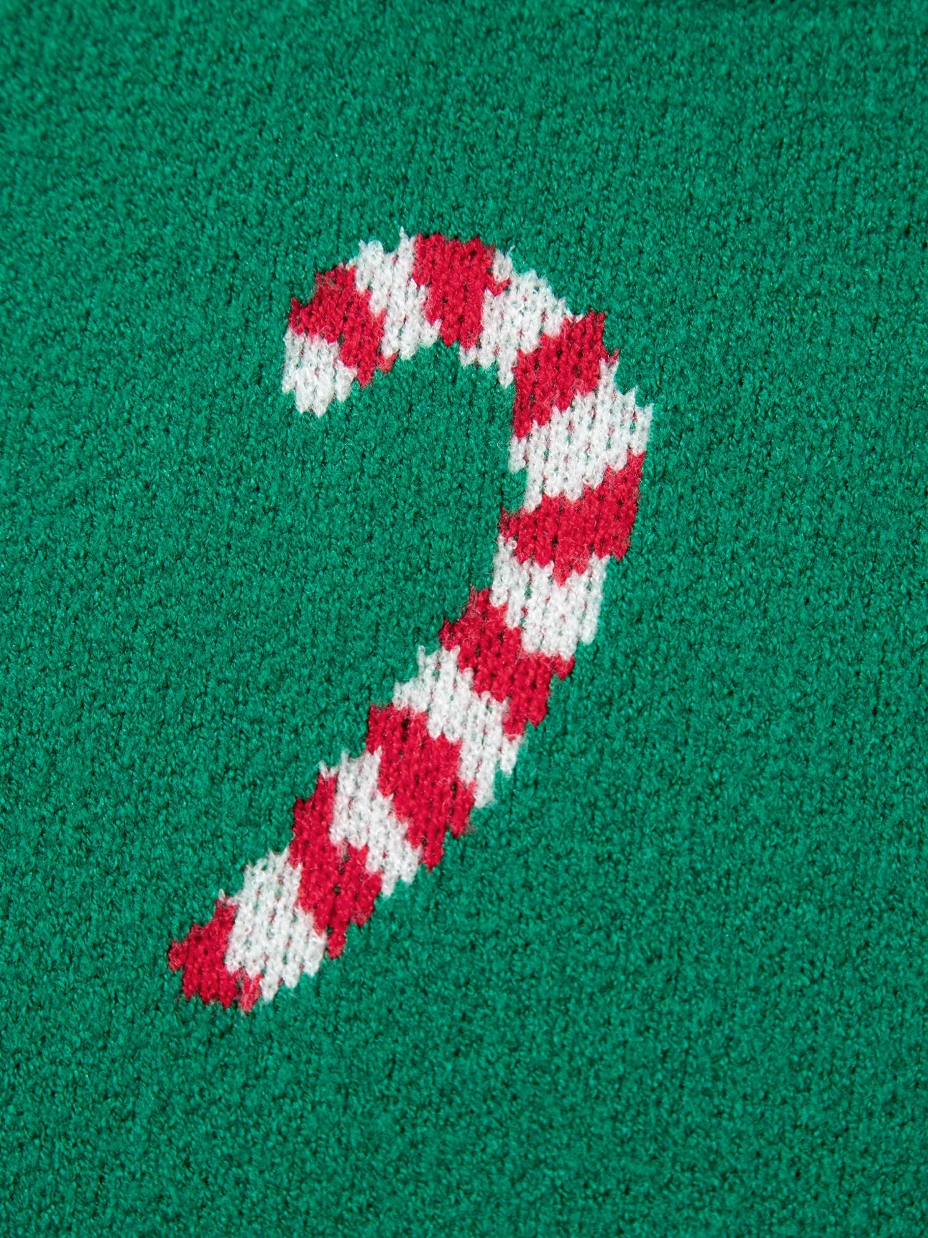 Christmas Candy Cane Holiday Drop Shoulder Sweater