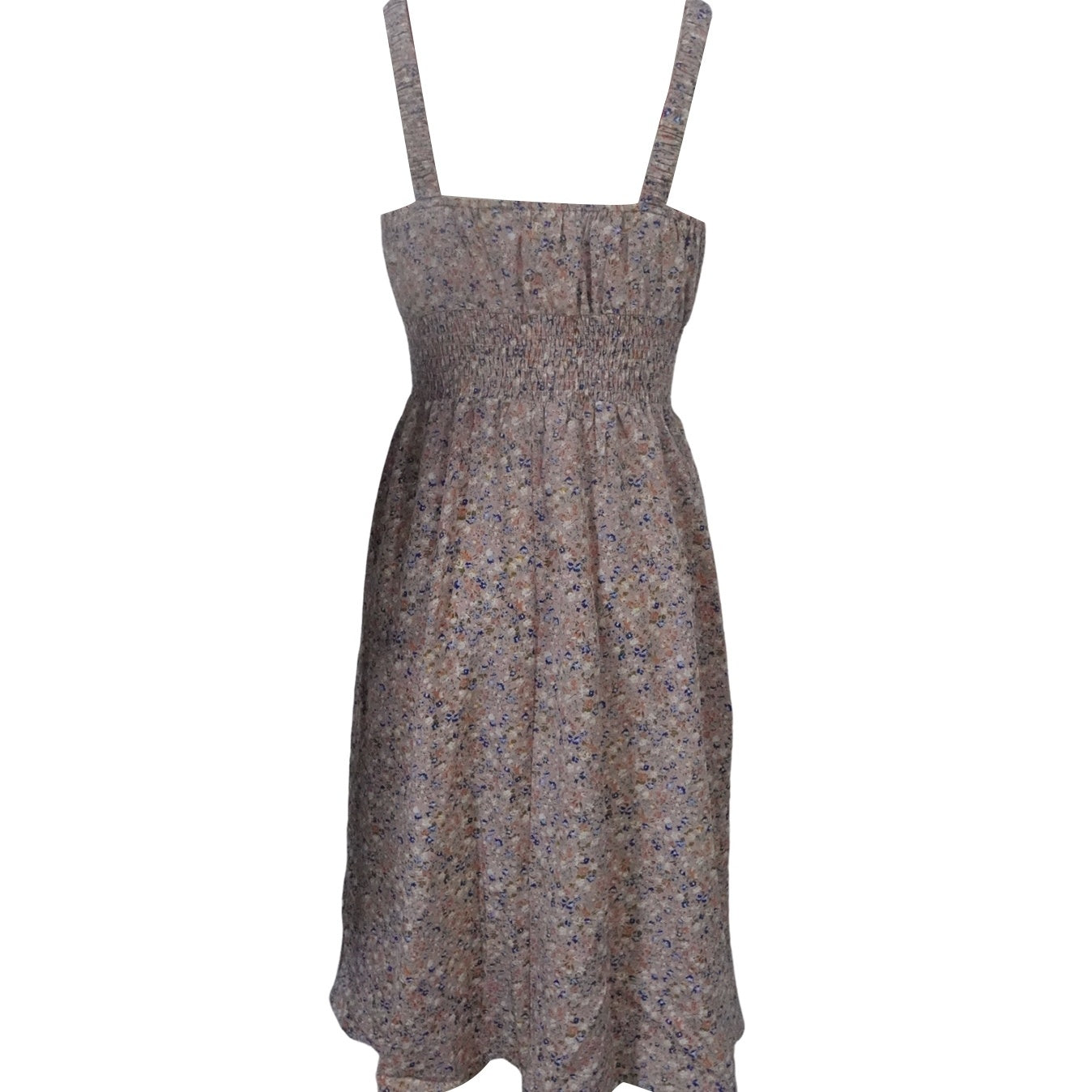 Floral Backless A-Line Dress for Women