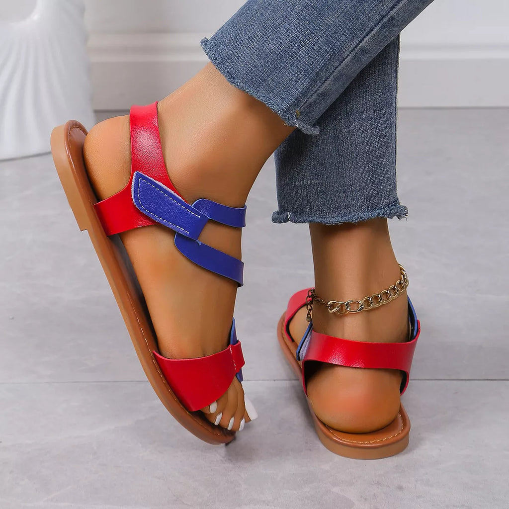 Open Toe Flats Sandals
