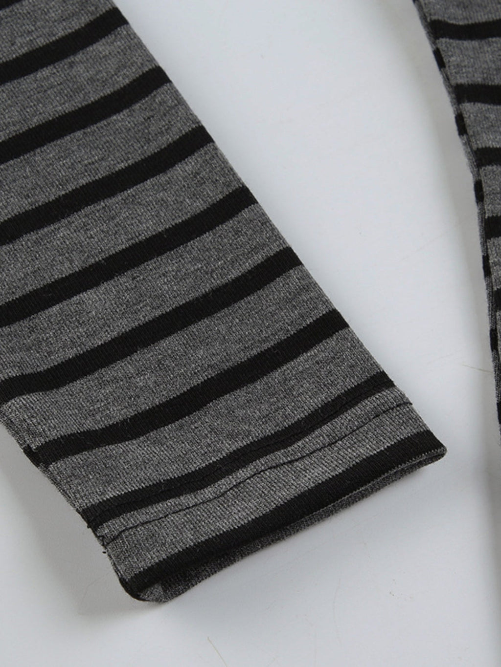 Striped Boat Neck Long Sleeve T-Shirt