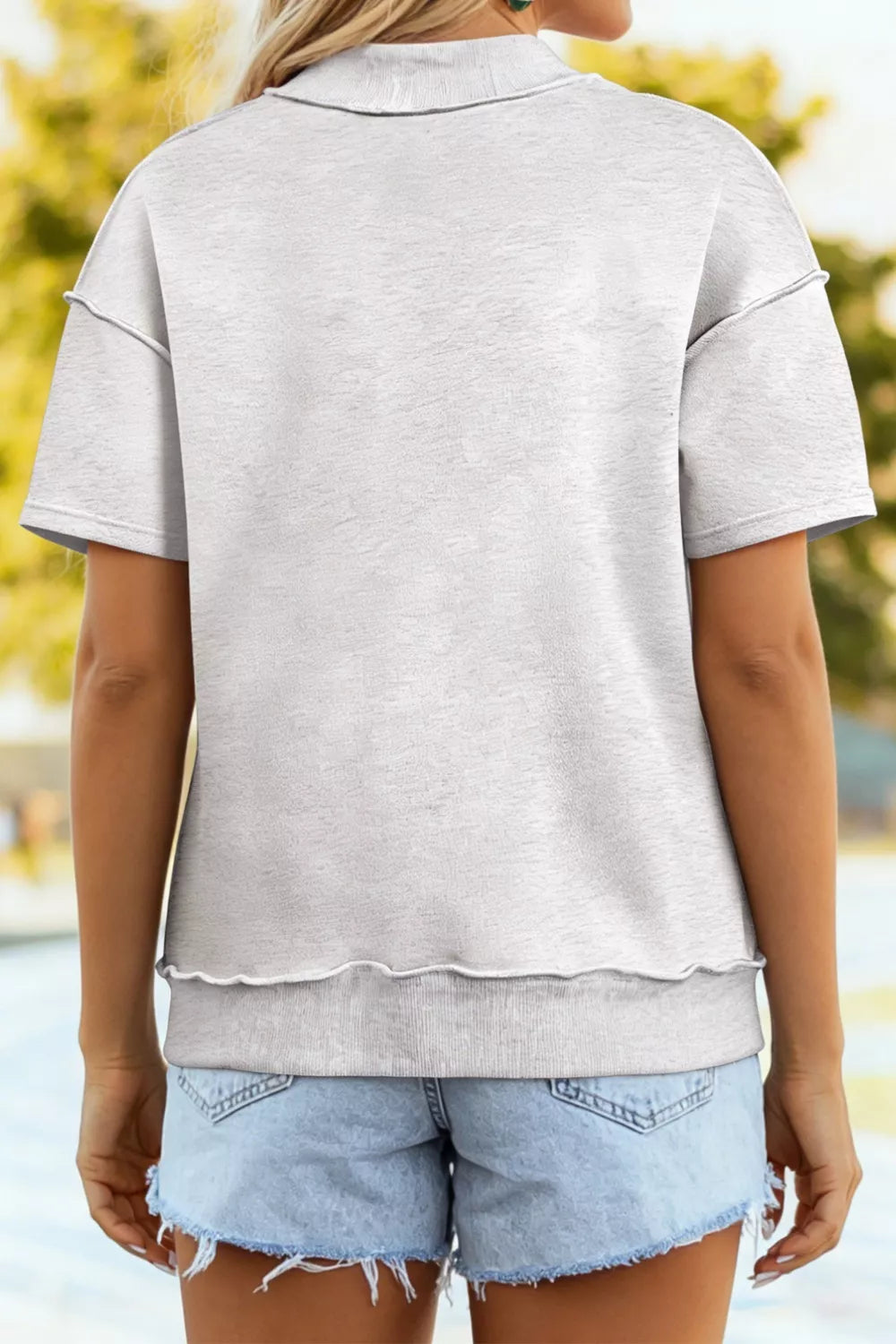 Casual Round Neck Short Sleeve T-Shirt