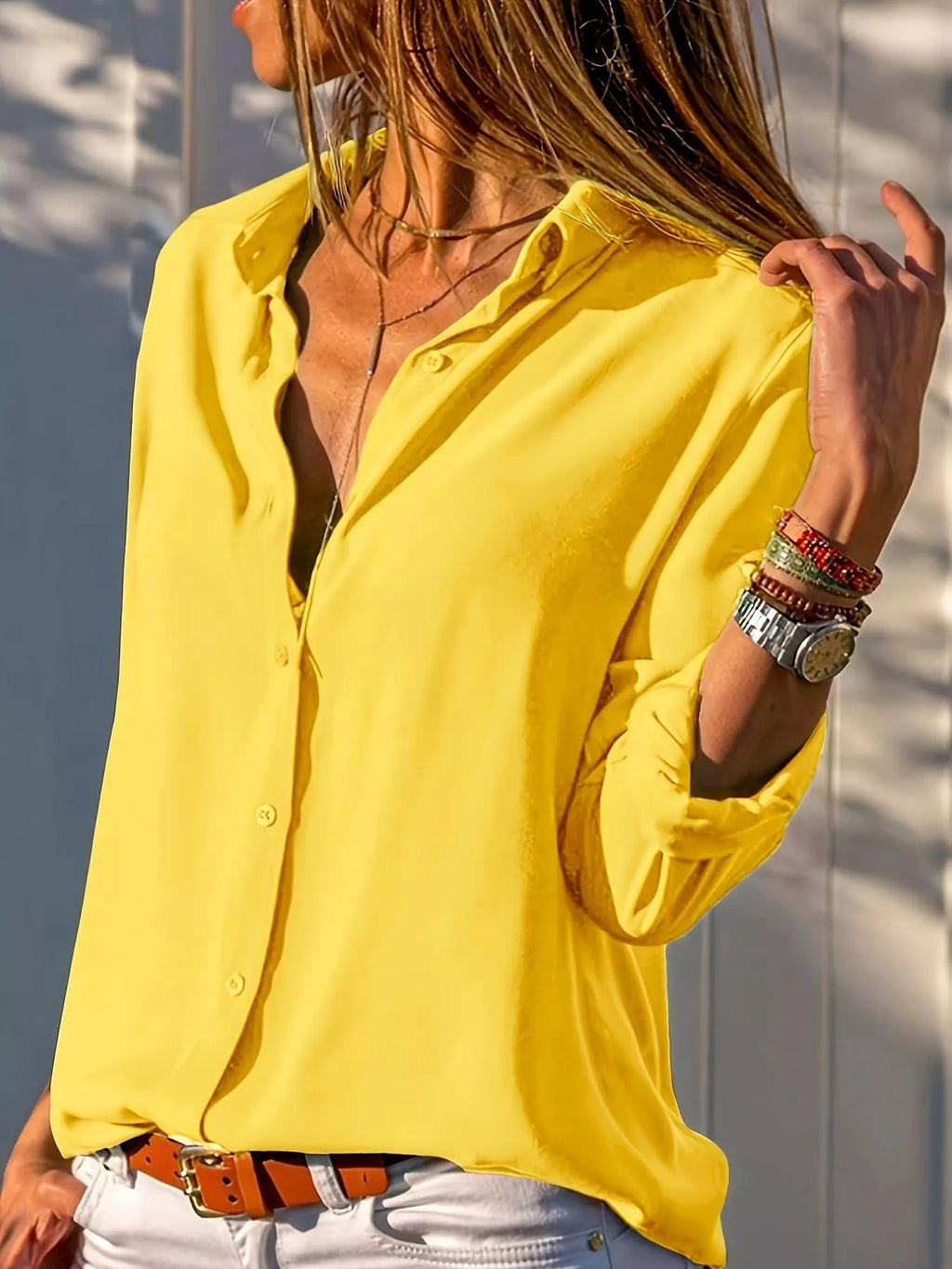 Long Sleeve Button-Down Shirt