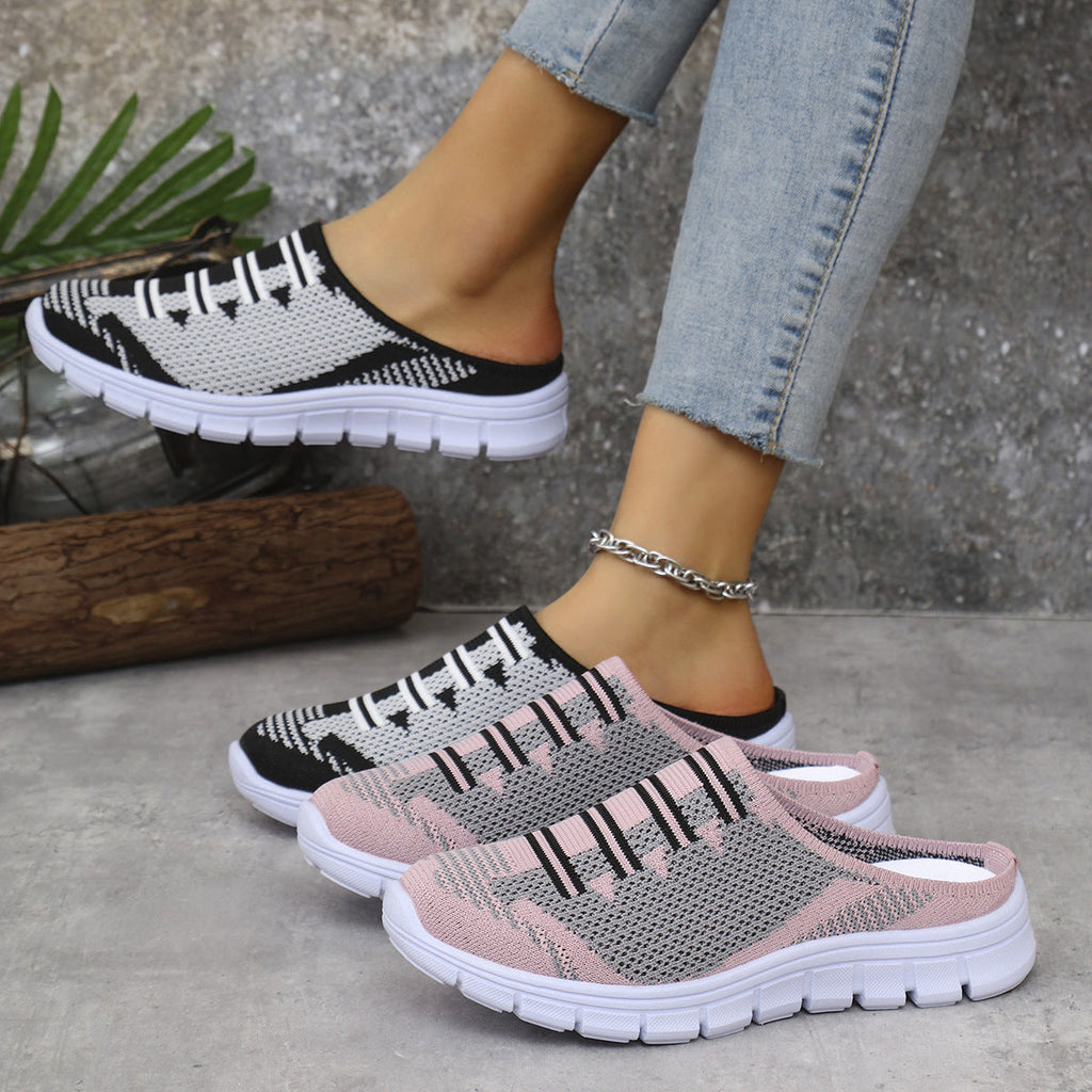 Breathable Knit Slip-Ons