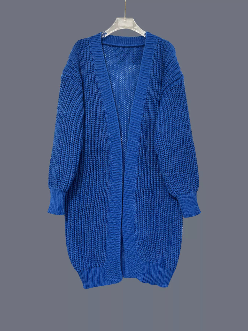 Chunky Knit Open Front Cardigan