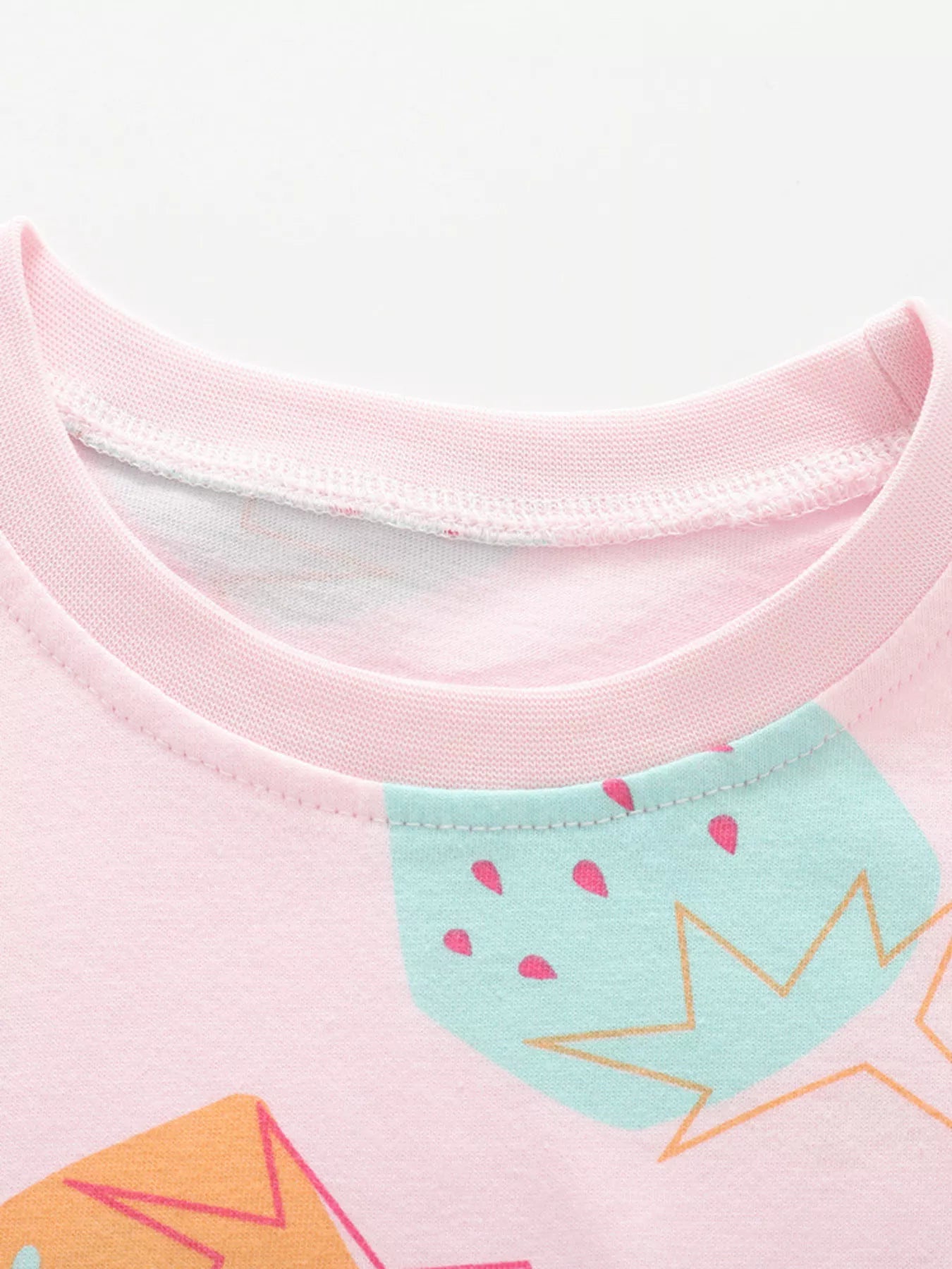 Children's Strawberry Print Short Sleeve Tee