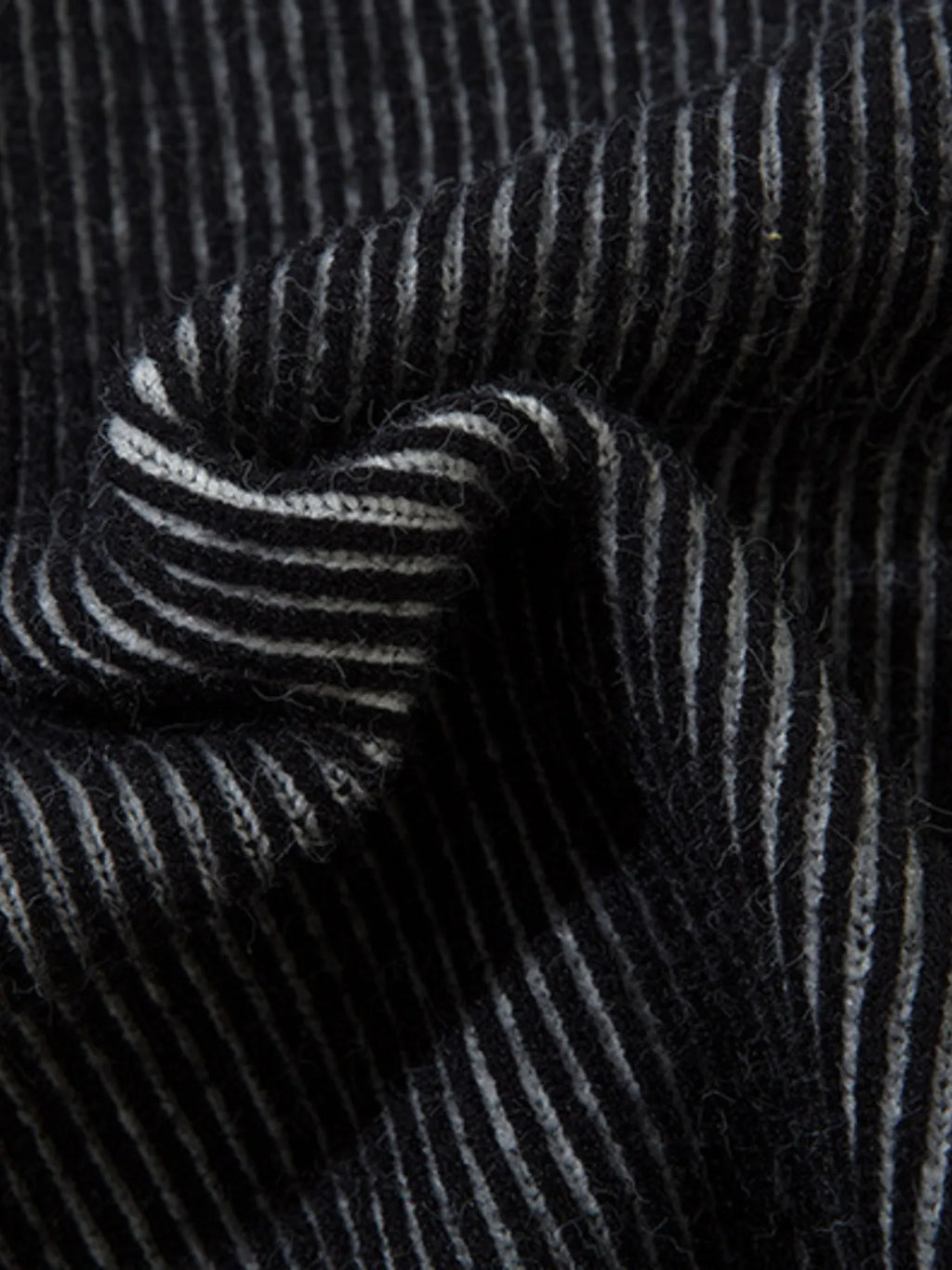 Men's Ribbed Turtleneck Long Sleeve Sweater