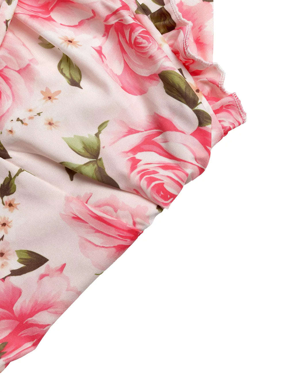 Floral Print Halter Neck Midi Dress