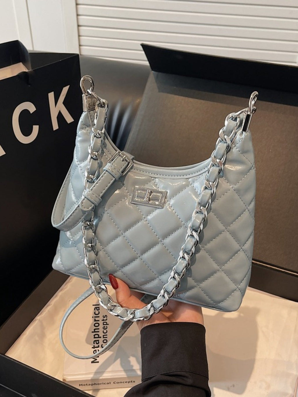 Quilted Chain Shoulder Bag
