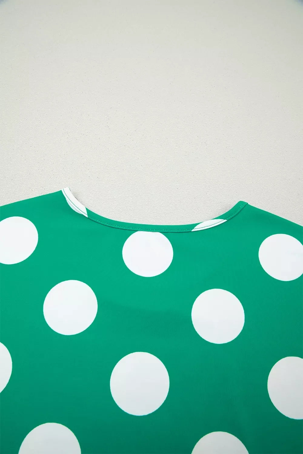 Polka Dot Print Cropped Tee Bodycon Skort 2pcs Set