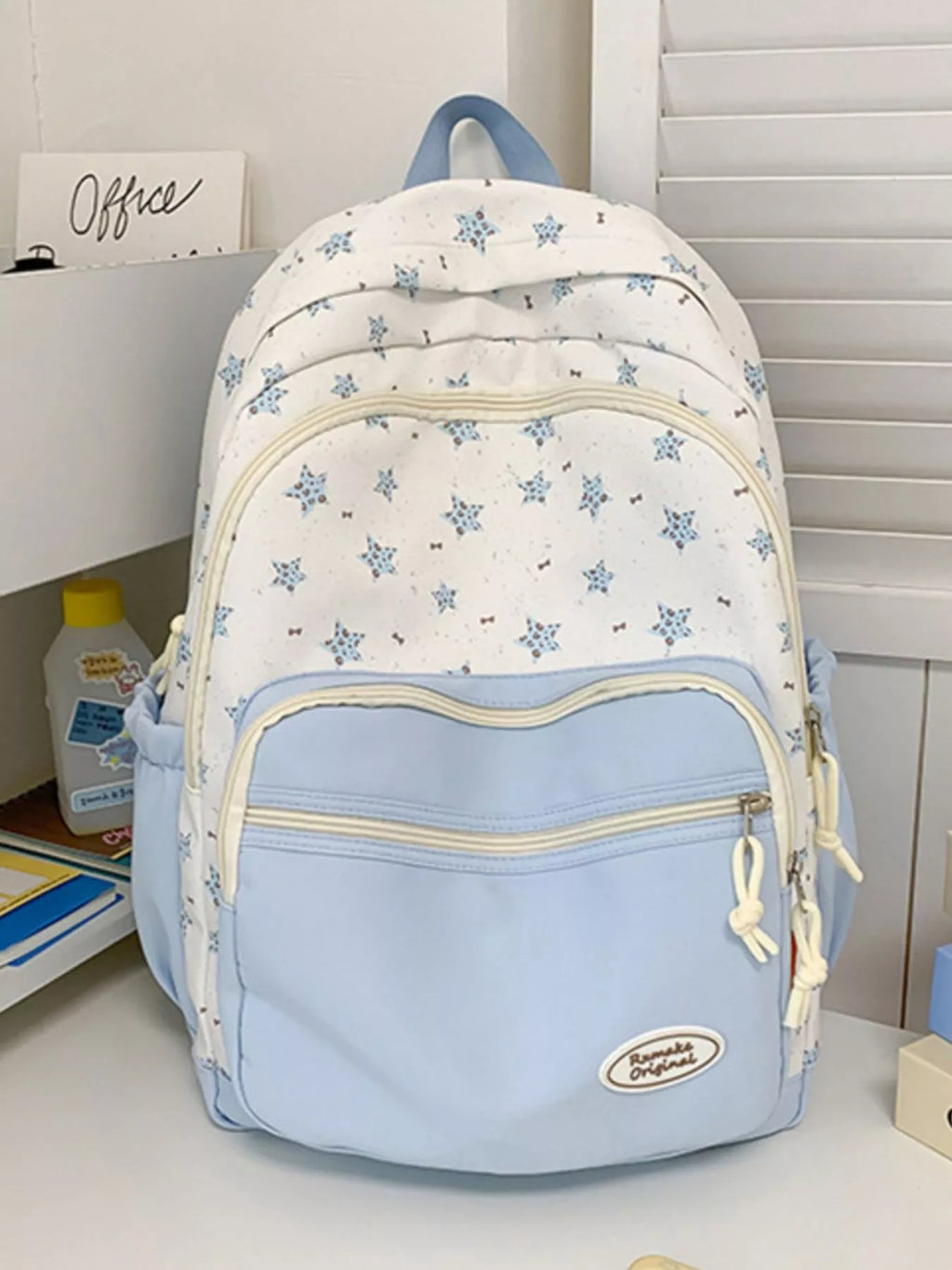 Star Pattern Lightweight Backpack Bag