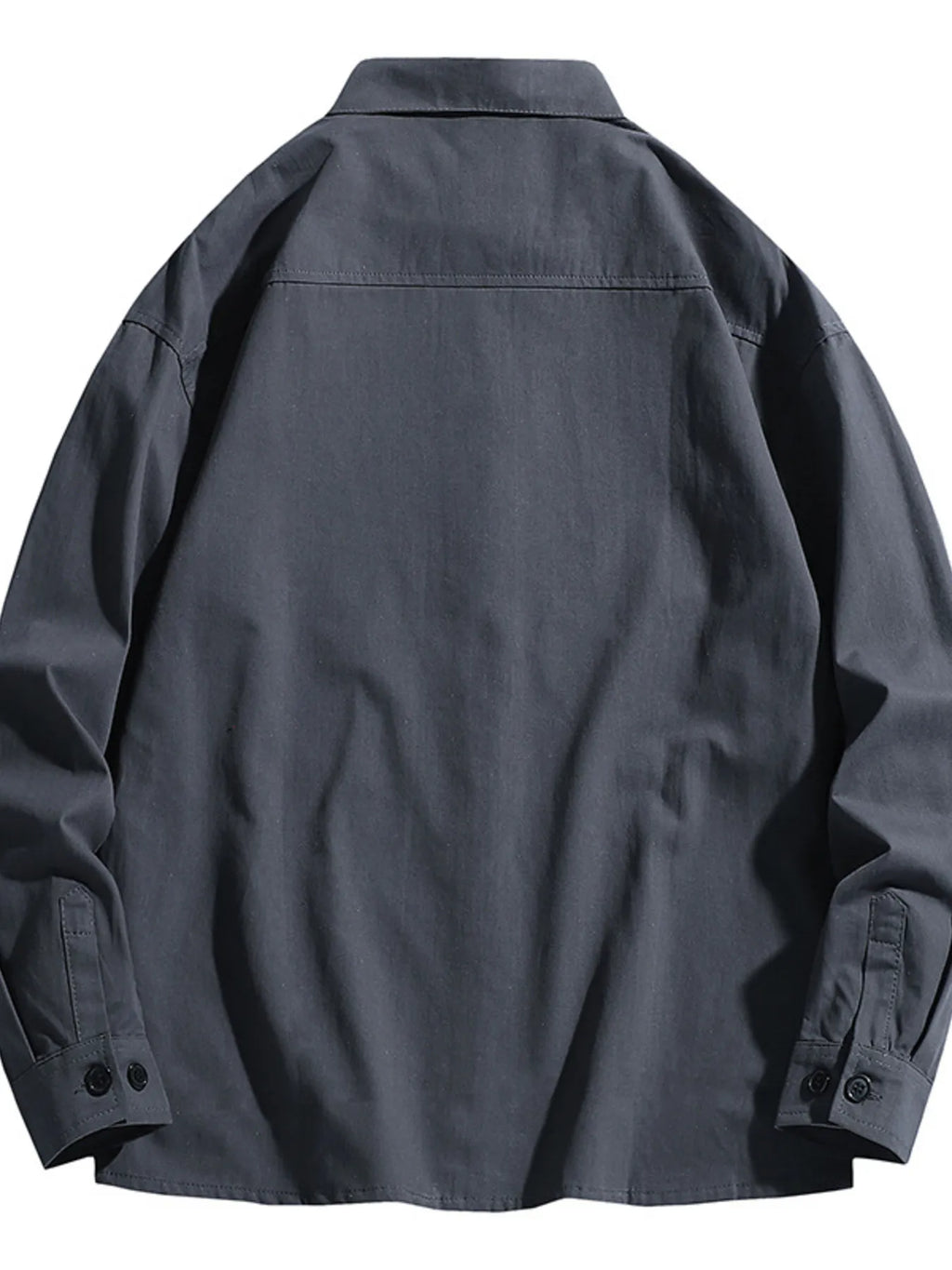 Men's Plus Size Button Up Long Sleeve Shirt