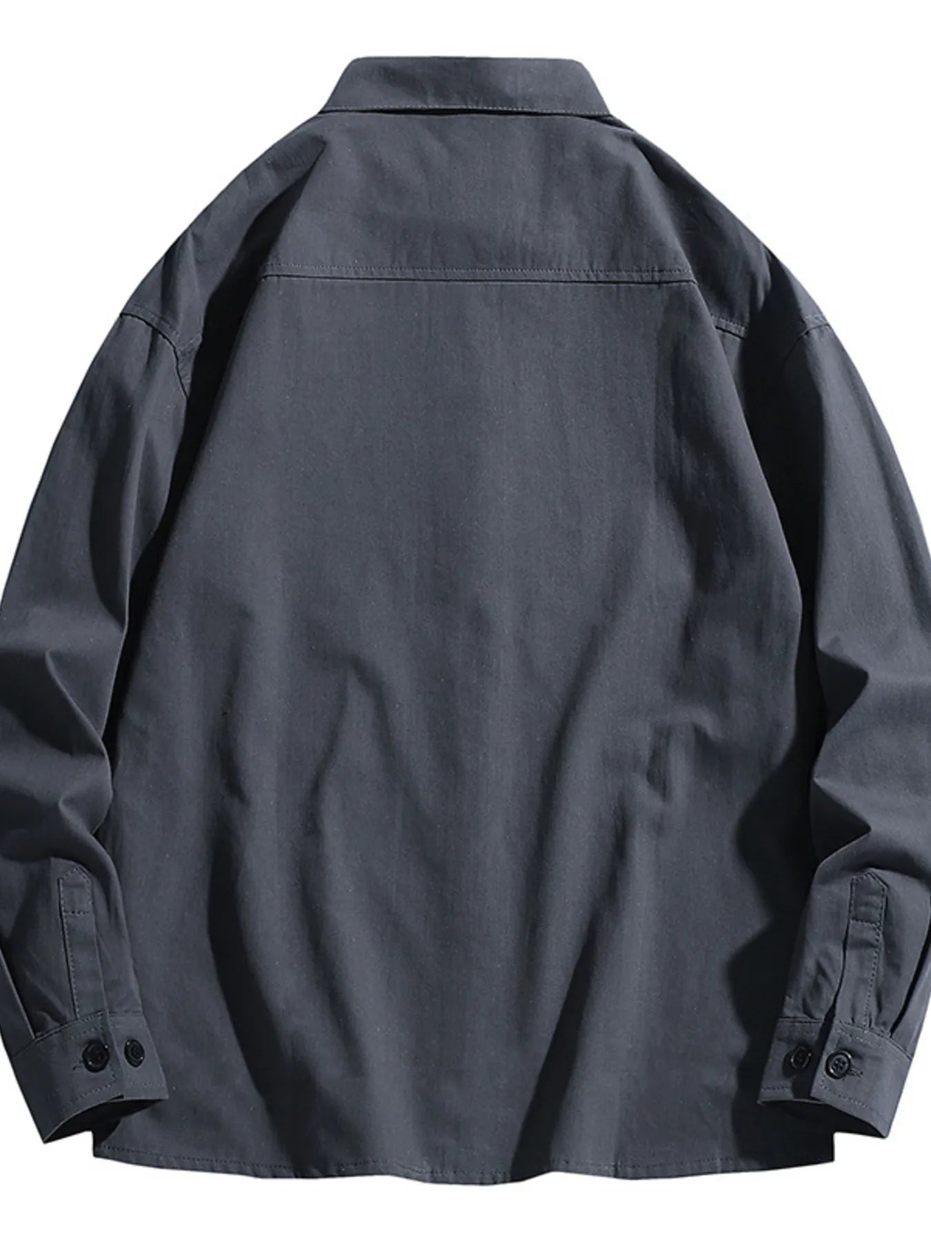 Men's Plus Size Button Up Long Sleeve Shirt