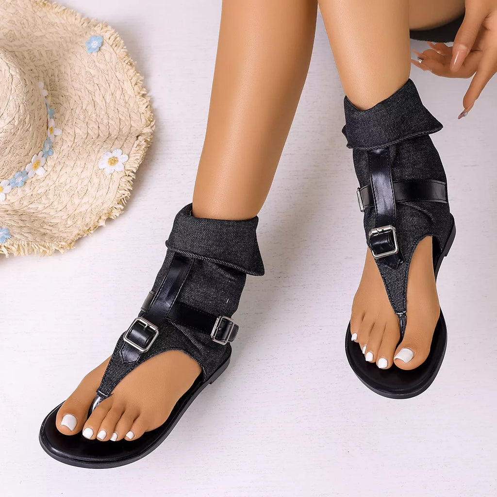 Toe Post Buckle Sandals