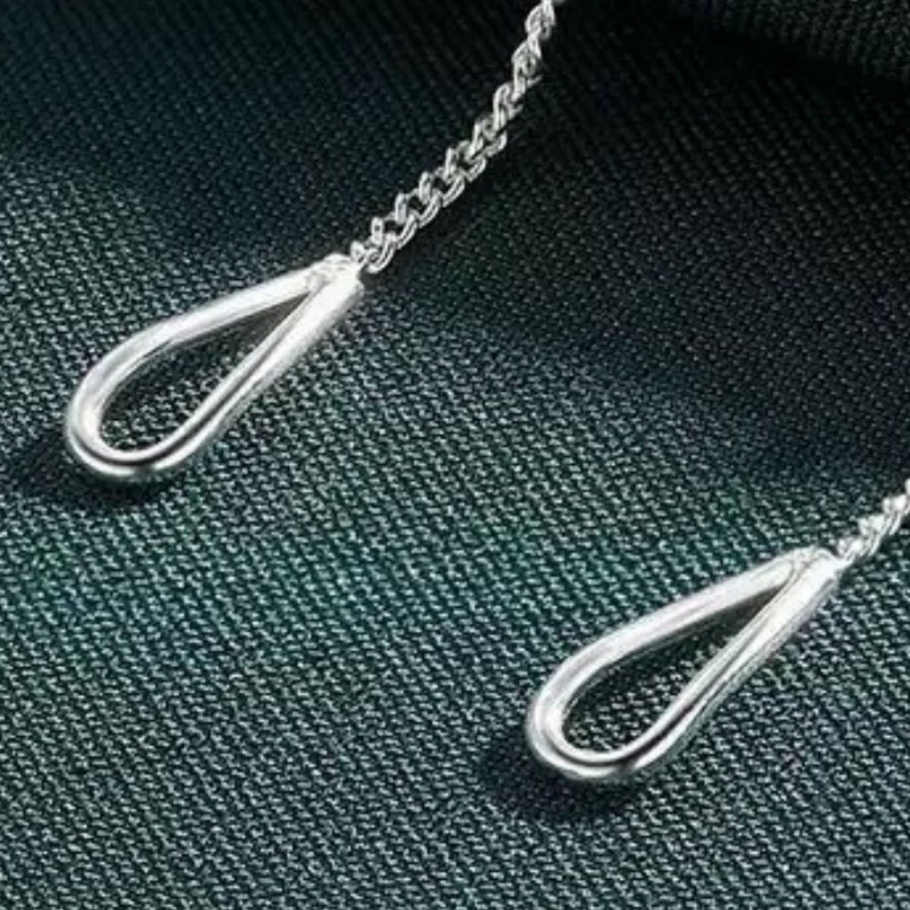 925 Sterling Silver Chain Earrings