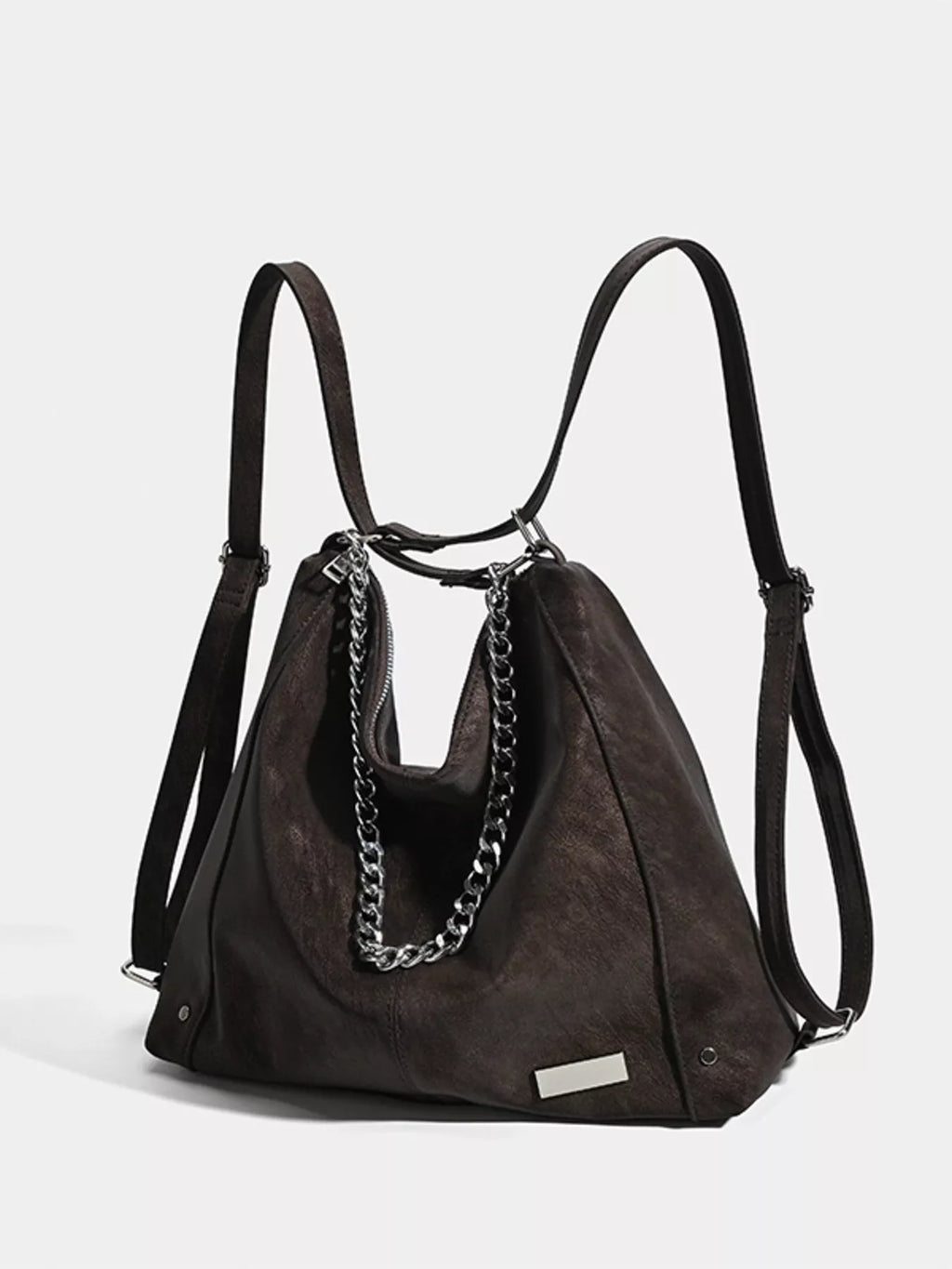 Chained Convertible Shoulder Bag
