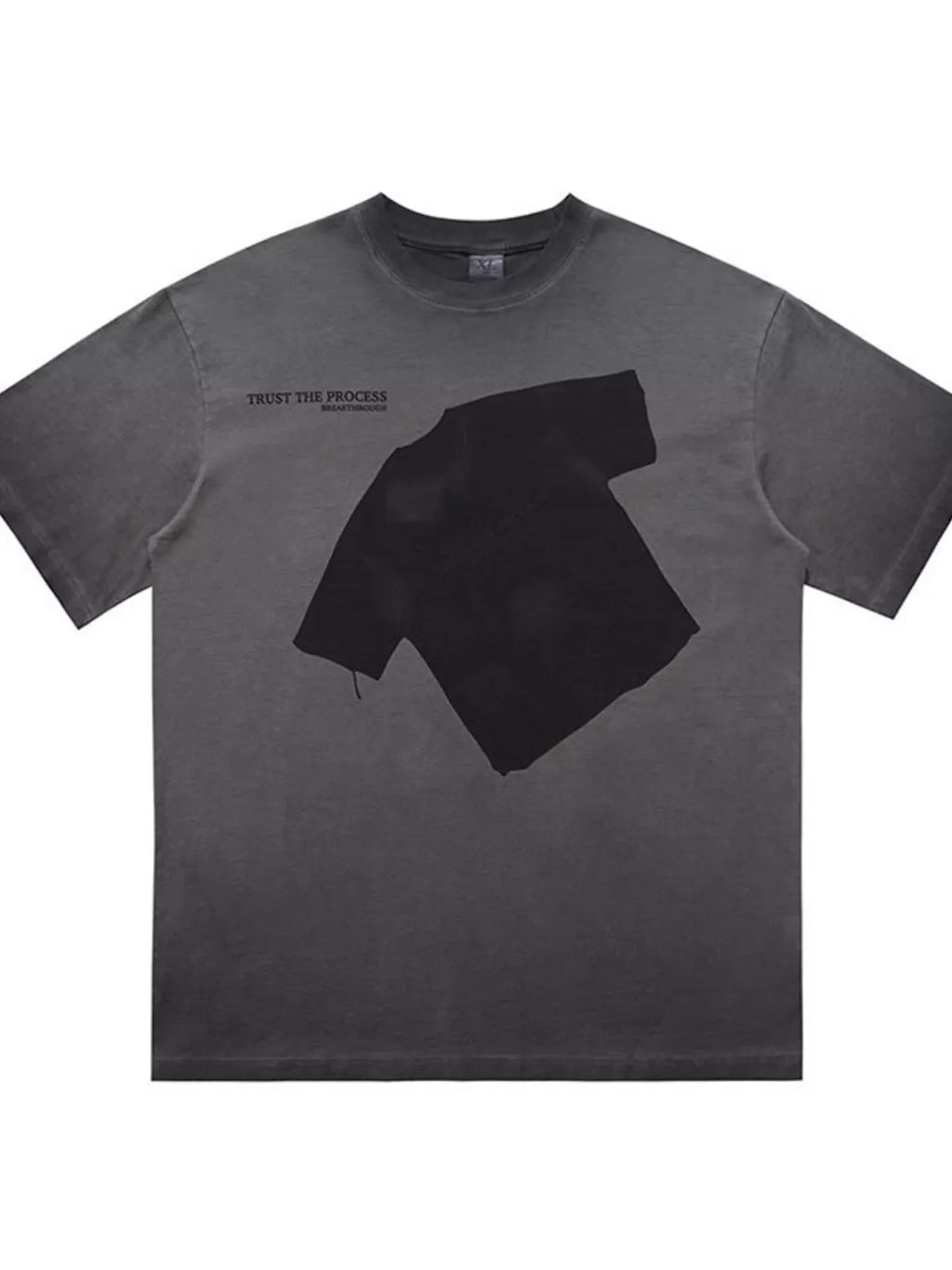 Men's Graphic Washed Round Neck T-Shirt
