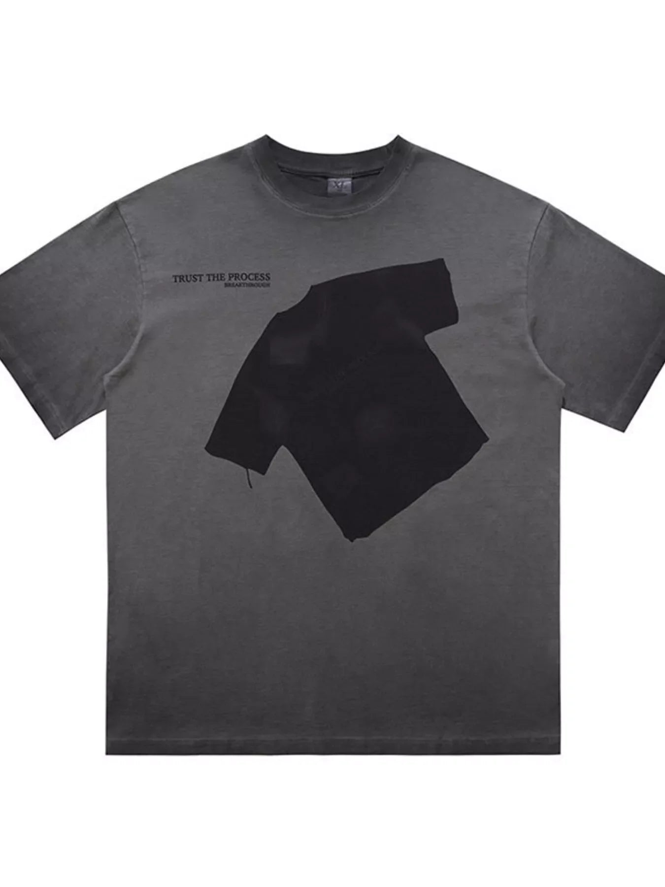 Men's Graphic Washed Round Neck T-Shirt