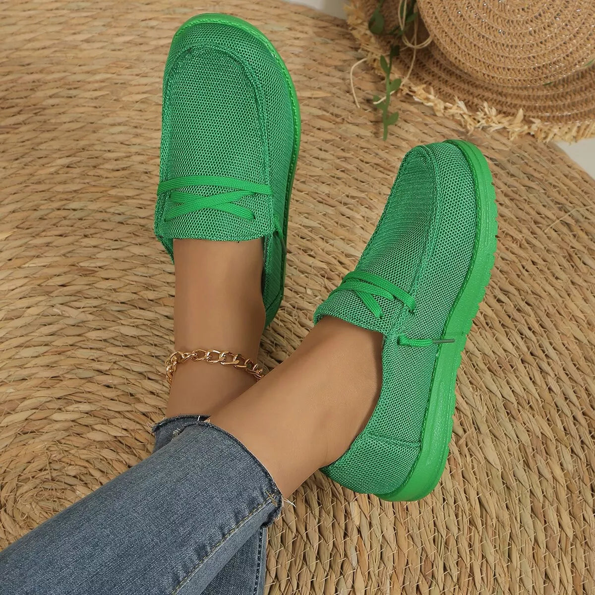 Round Toe Slip-Ons