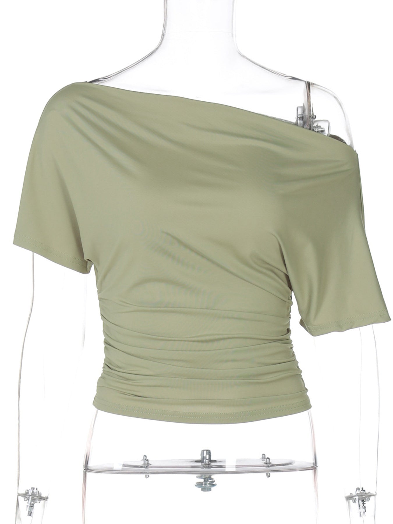 One Shoulder Short Sleeve T-Shirt
