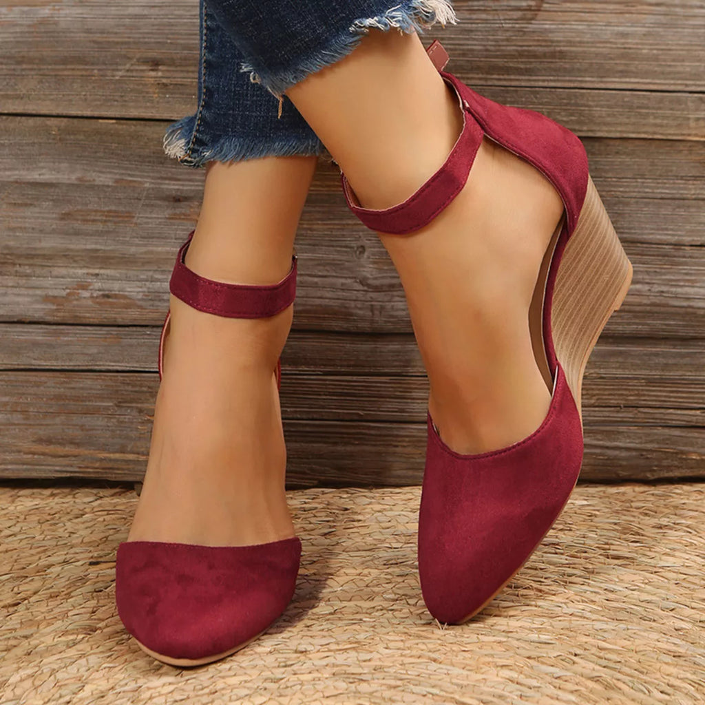 Point Toe Wedge Sandals