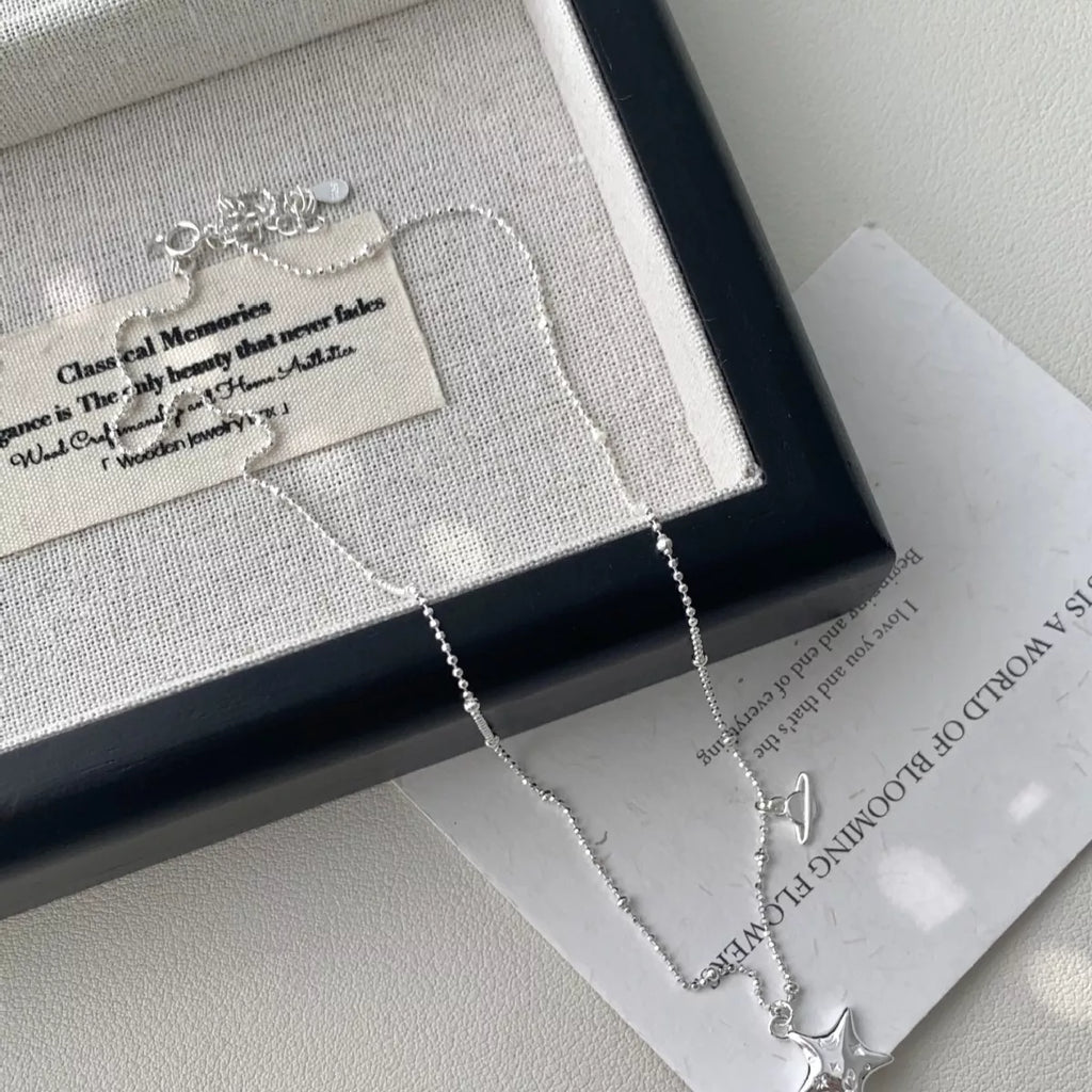 925 Sterling Silver Star Necklace