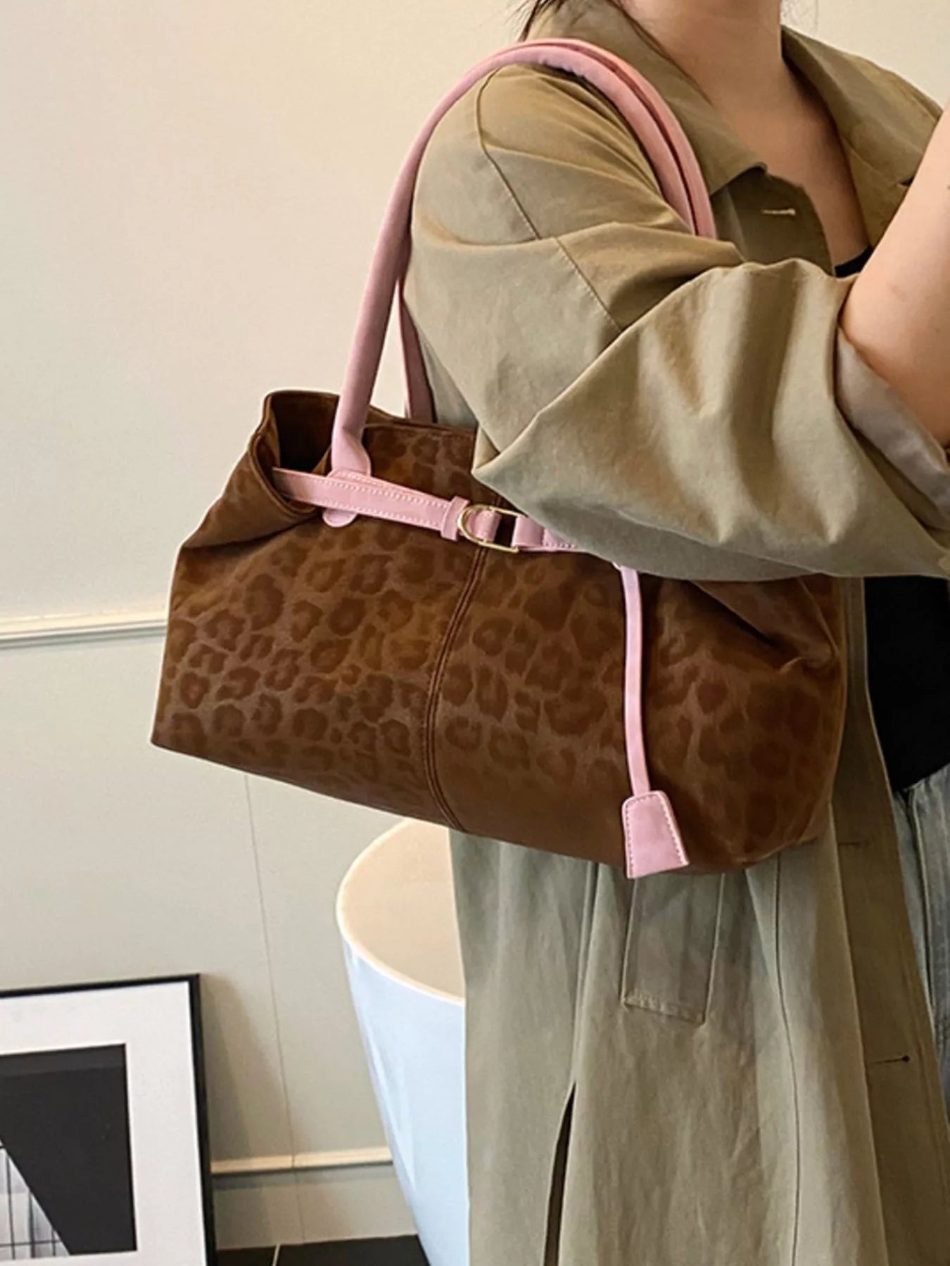 Leopard Print Handbag