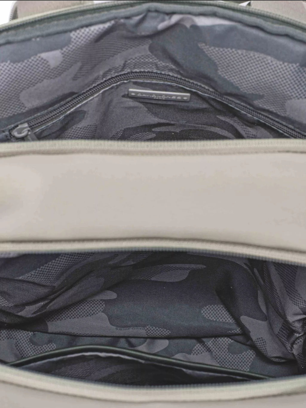 David Jones Canvas Backpack Bag with Dual Handle