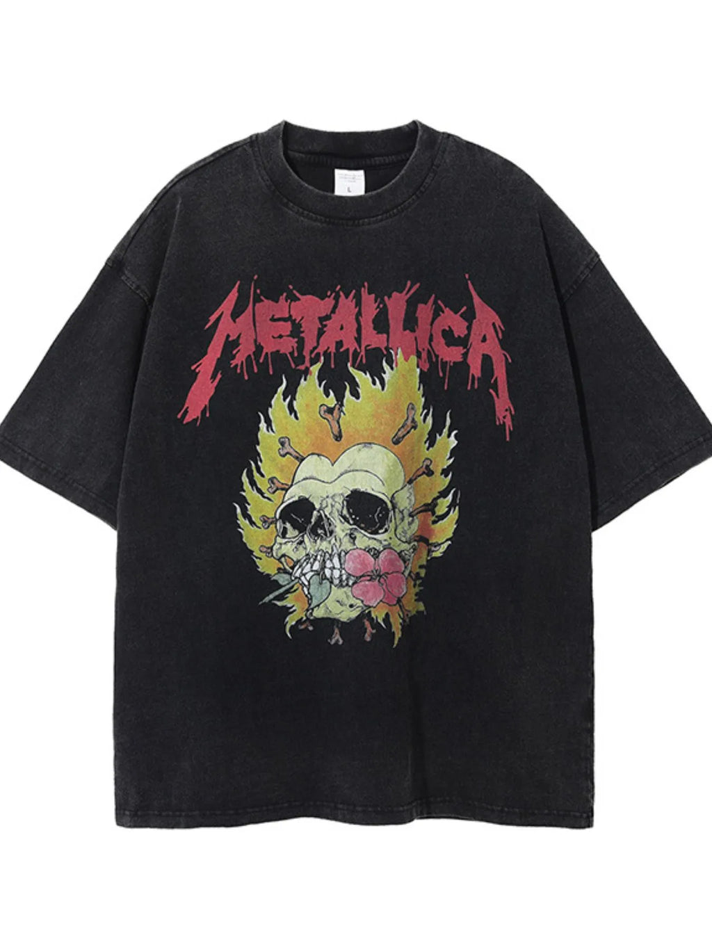 Men's Graphic Round Neck Long Sleeve T-Shirt