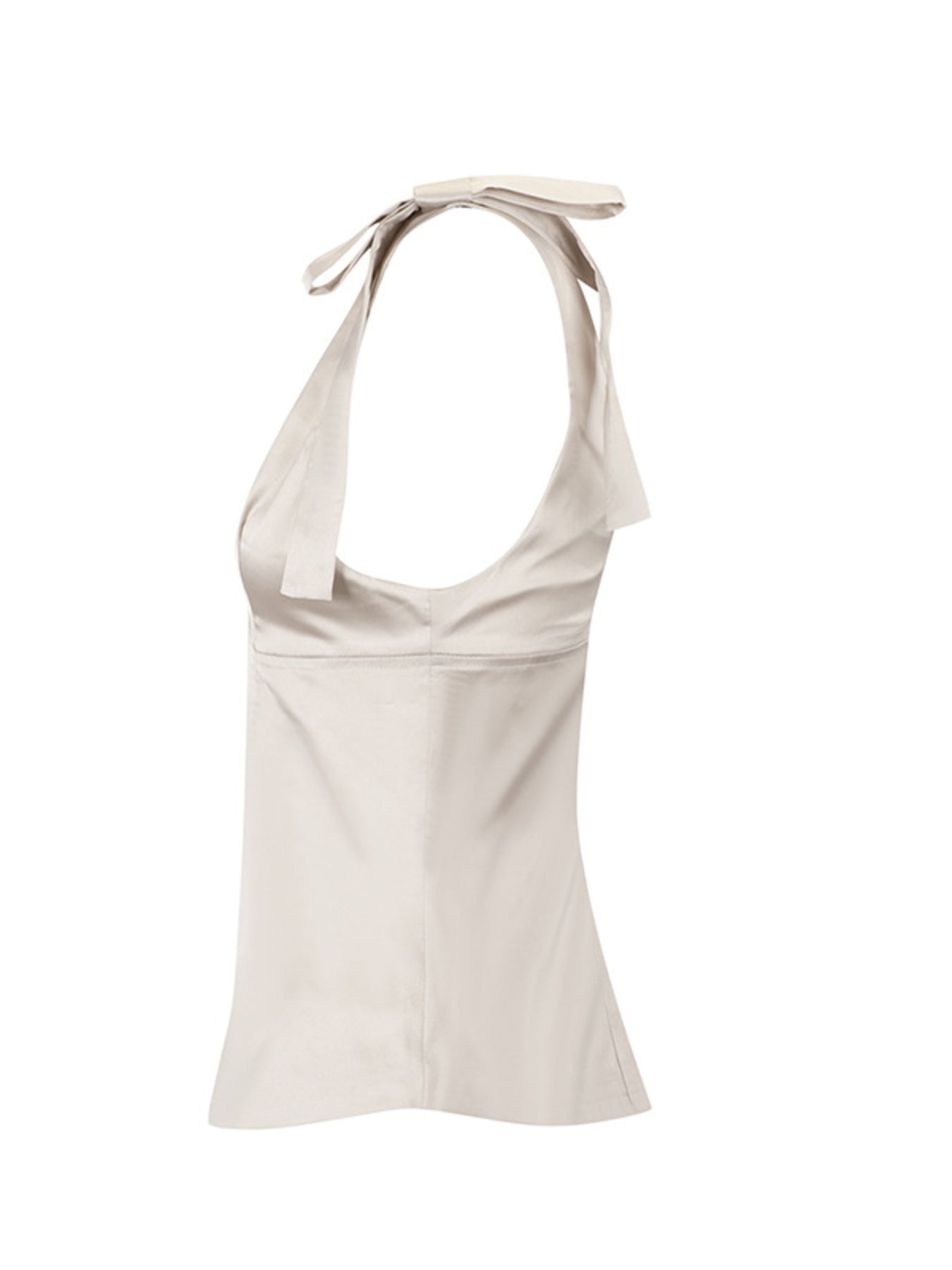 Tie-Shoulder Satin Cami