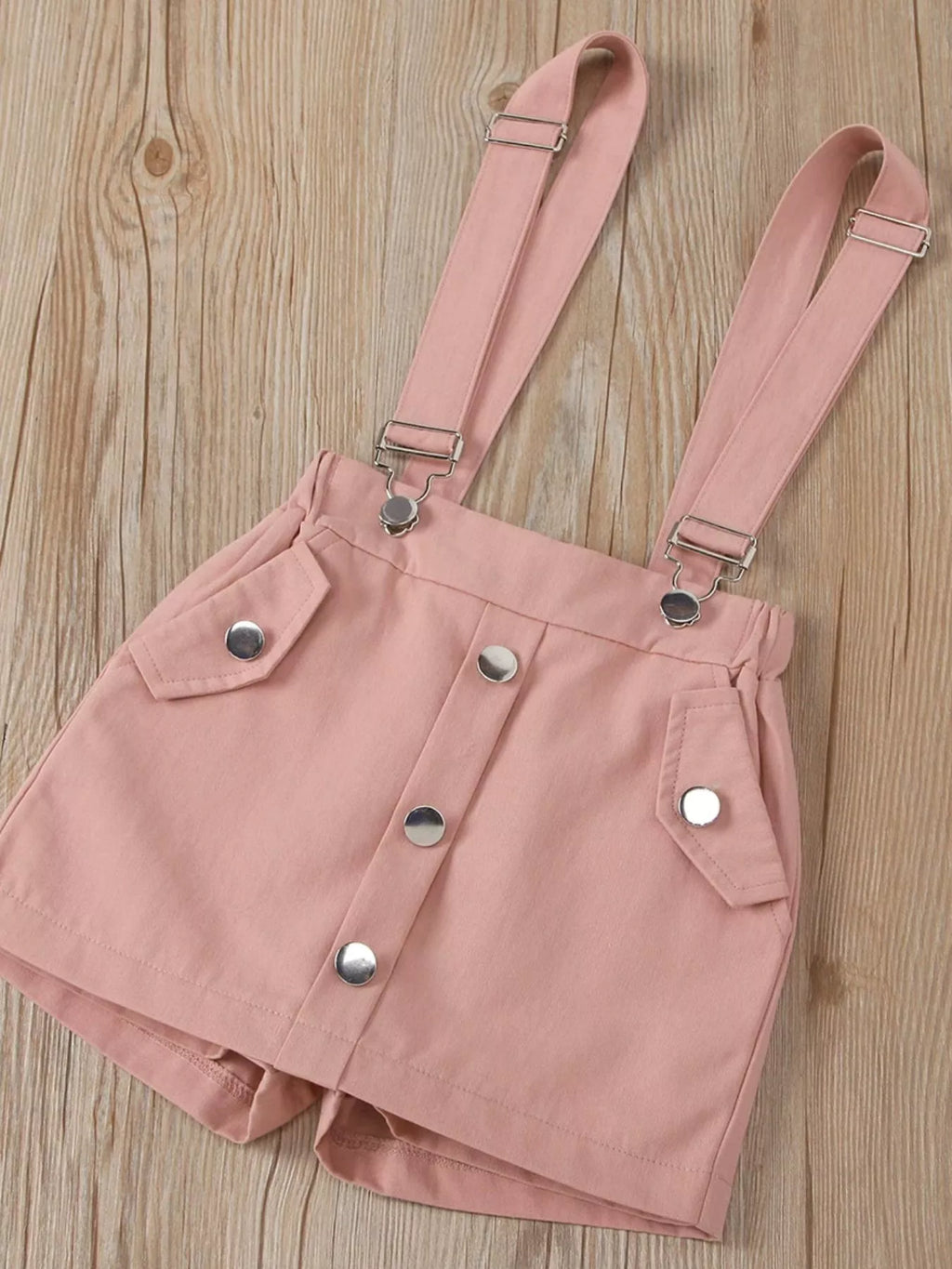 Children's Lace Sleeve Top & Suspender Skirt Set