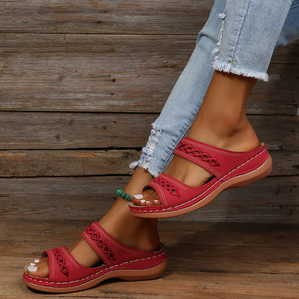 Open Toe Wedge Sandals