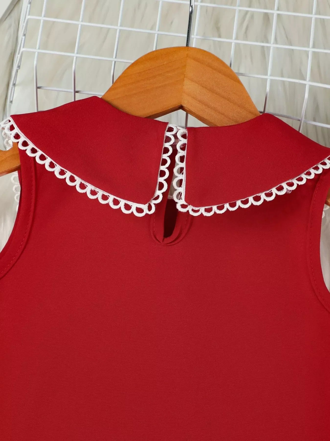 Children's Bow-Accented Pleated Dress