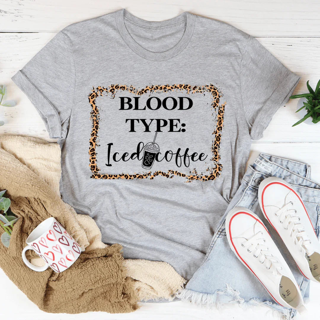 Blood Type Iced Coffee Tee