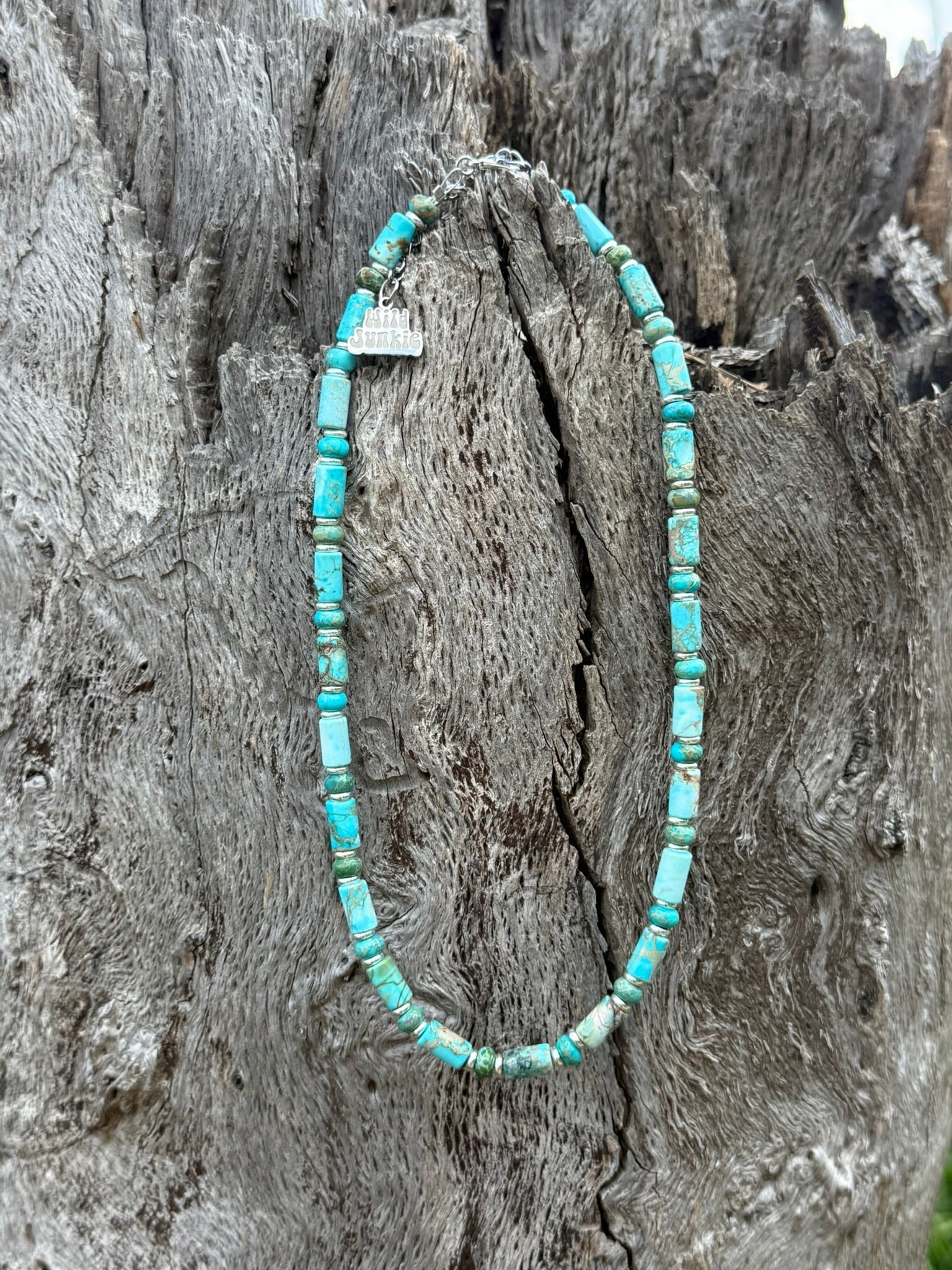 Blue Horizon Jasper Beaded Necklace