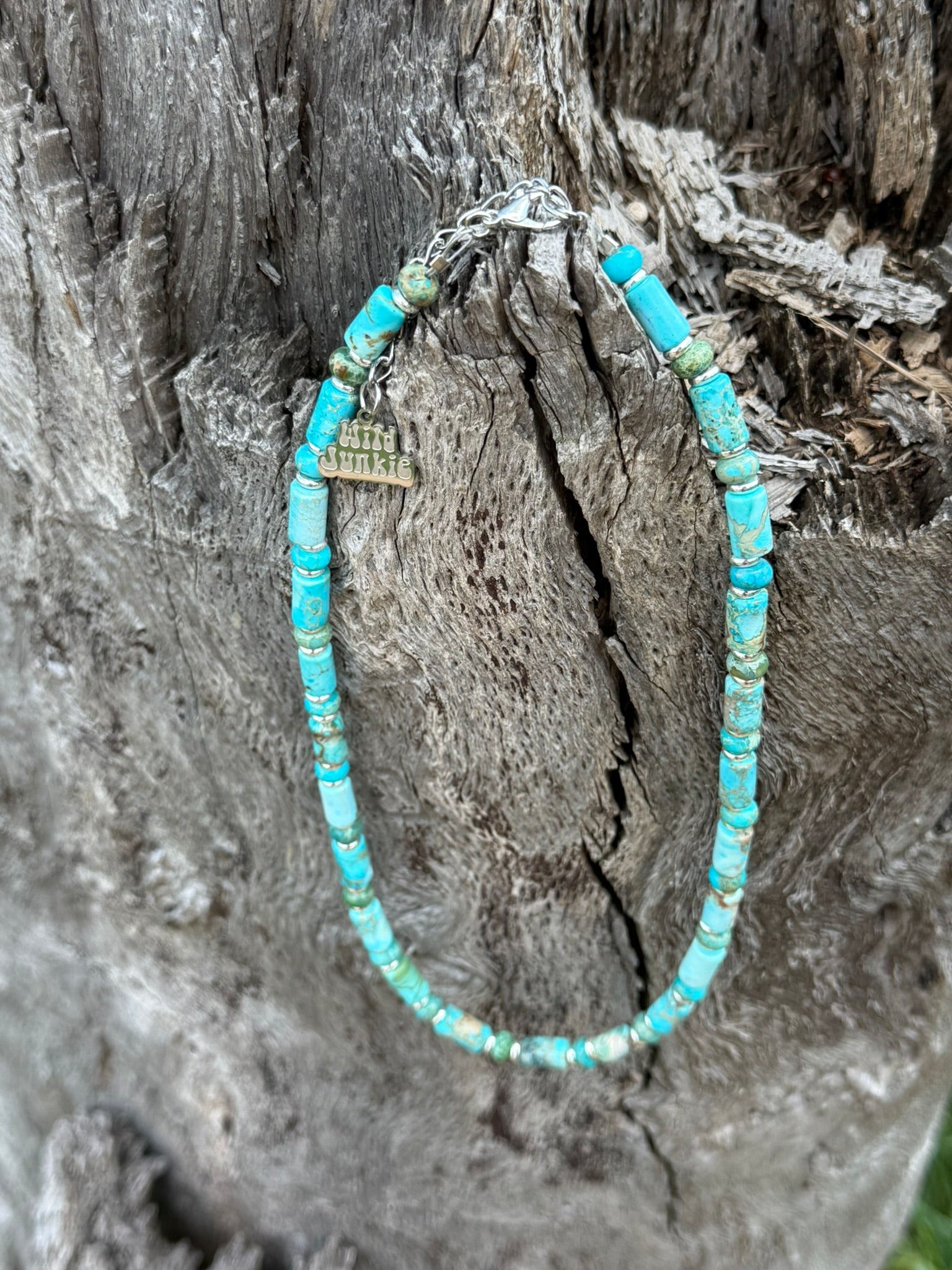 Blue Horizon Jasper Beaded Necklace