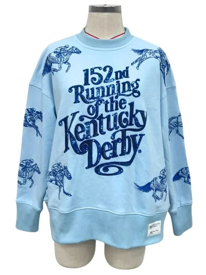 Brianna Cannon 152nd Kentucky Derby Line Art Sweatshirt