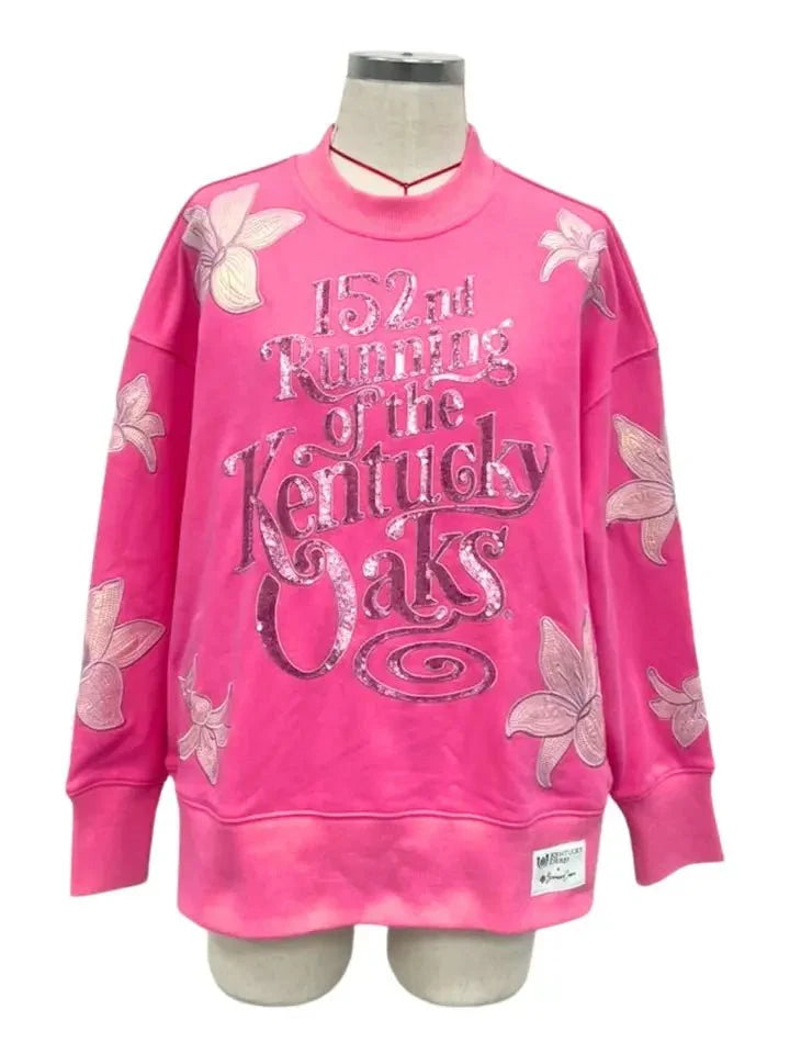 Brianna Cannon 152nd Kentucky Oaks Line Art Sweatshirt