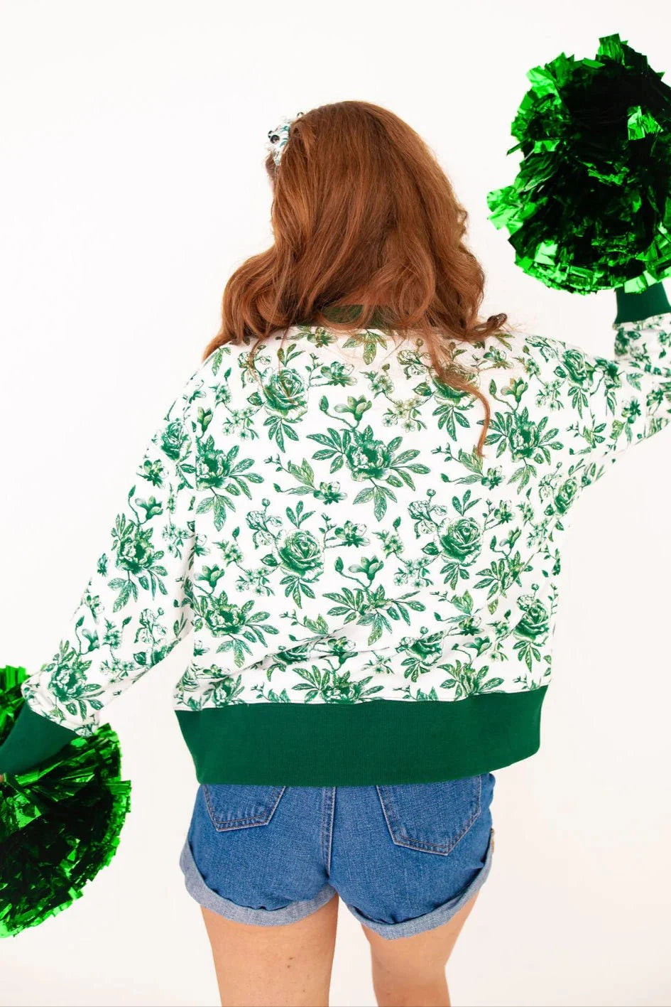 Brianna Cannon • BAYLOR FLORAL TOILE SWEATSHIRT