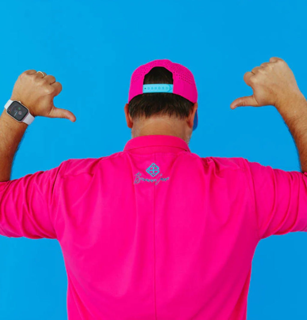 Brianna Cannon Men’s Hot Pink SnapBack Hat
