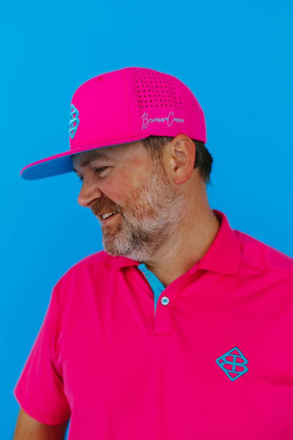 Brianna Cannon Men’s Hot Pink SnapBack Hat