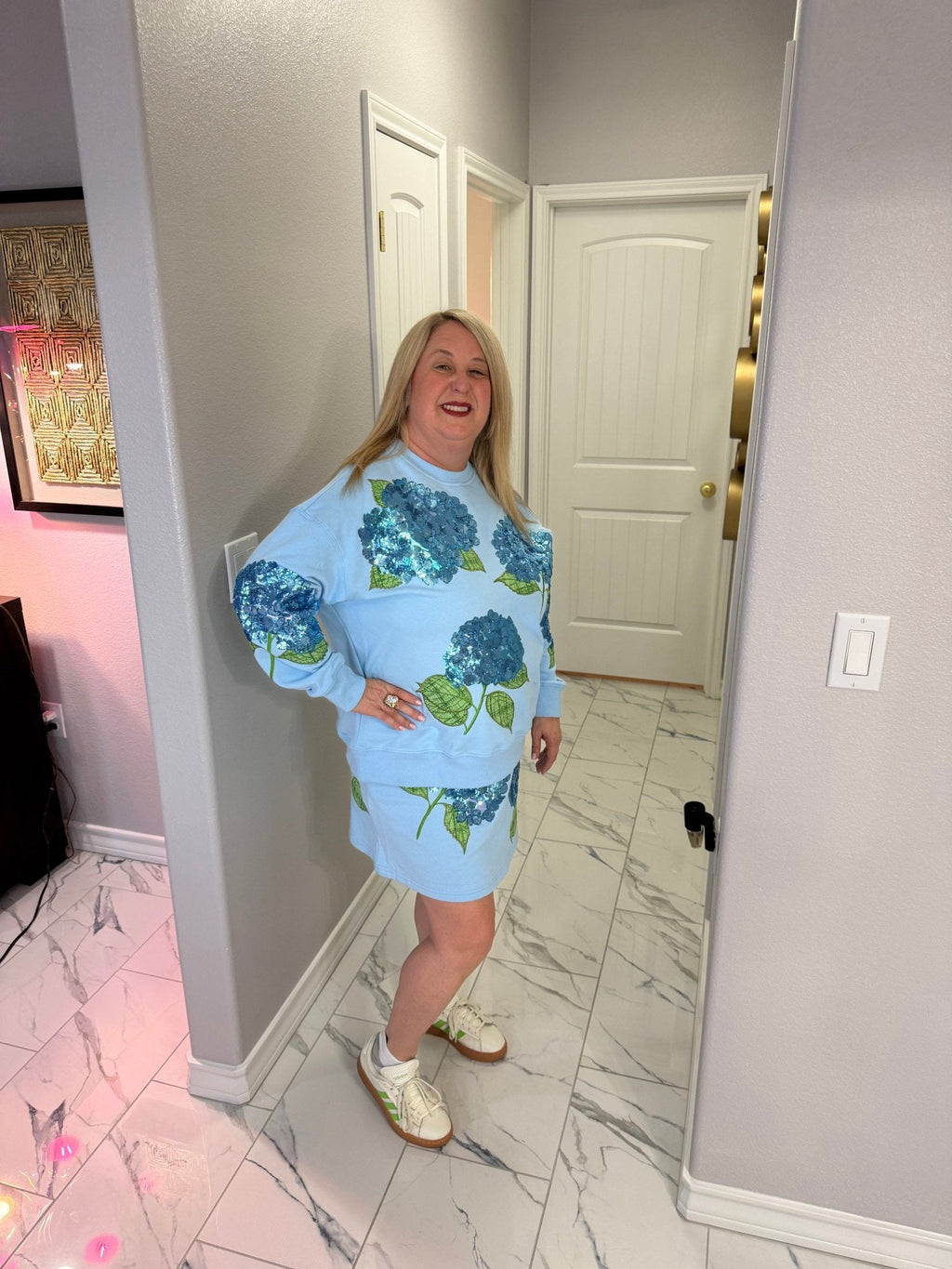 Brianna Cannon - Blue Hydrangea Sweatshirt