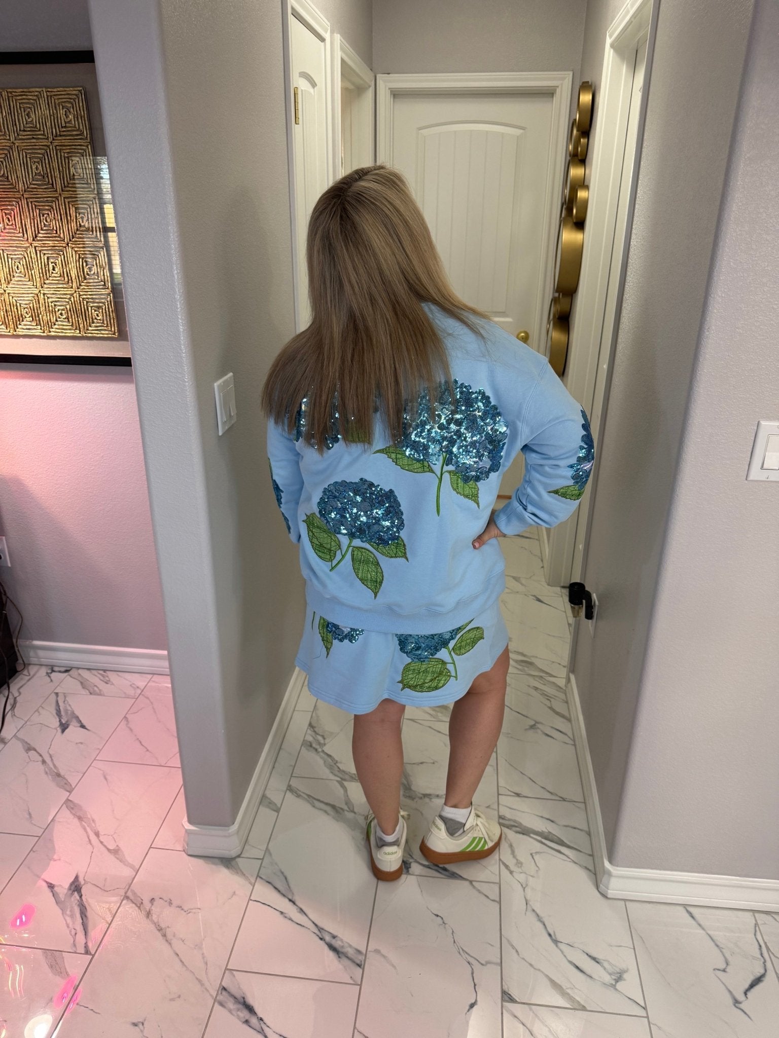 Brianna Cannon - Blue Hydrangea Sweatshirt