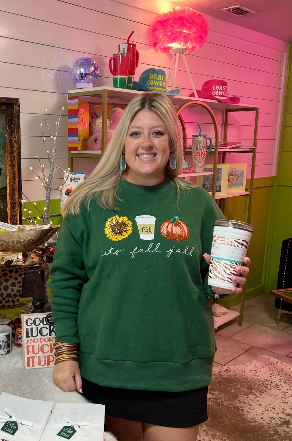 Brianna Cannon • Fall Pumpkin Spice Latte Sweatshirt